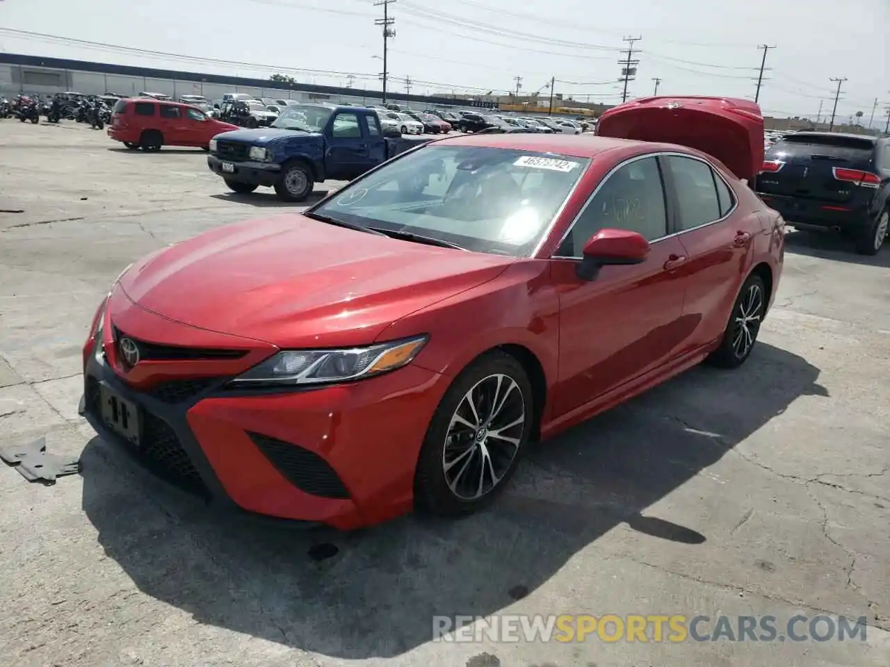 2 Photograph of a damaged car 4T1B11HK9KU248014 TOYOTA CAMRY 2019