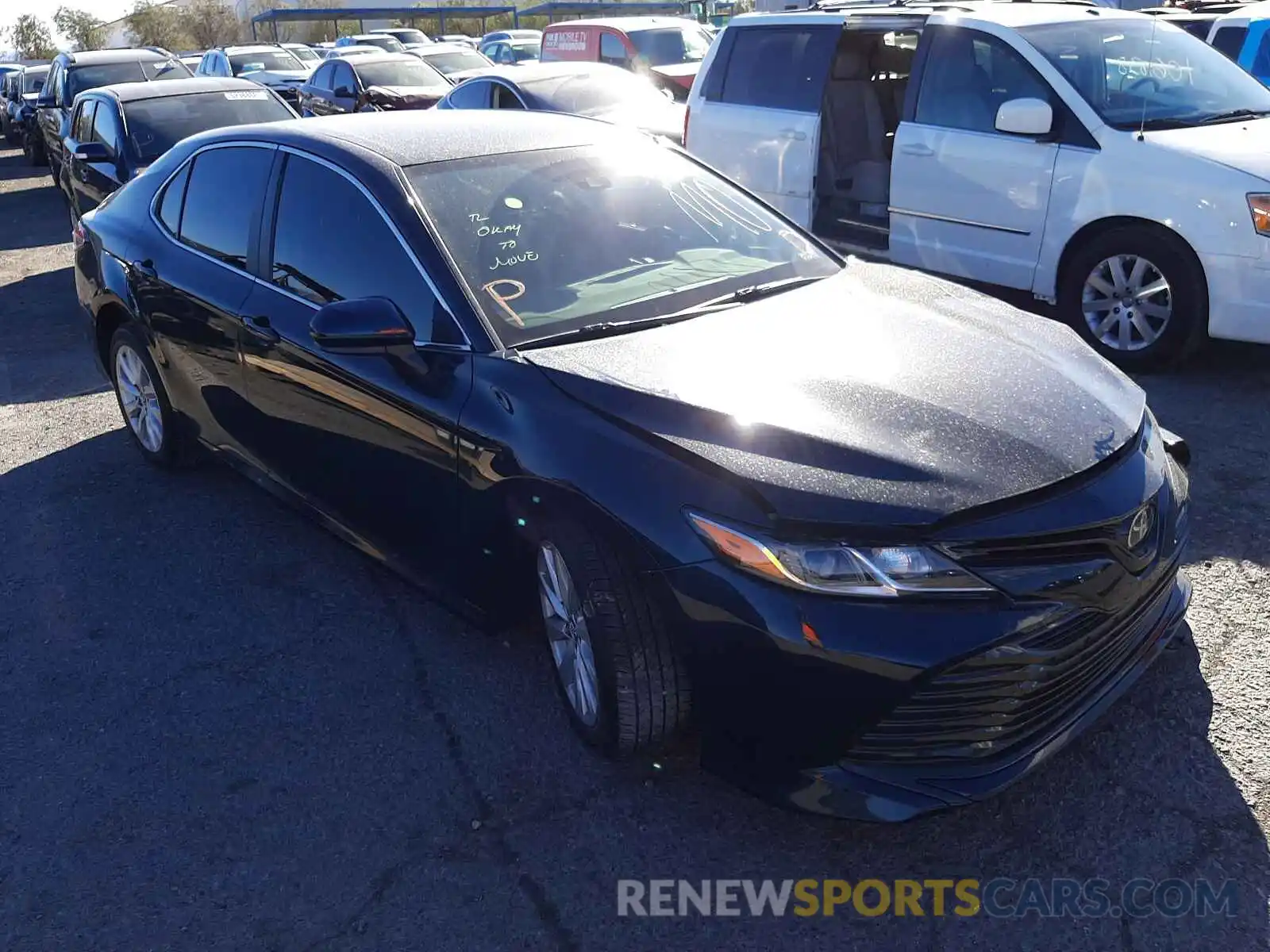 1 Photograph of a damaged car 4T1B11HK9KU248384 TOYOTA CAMRY 2019