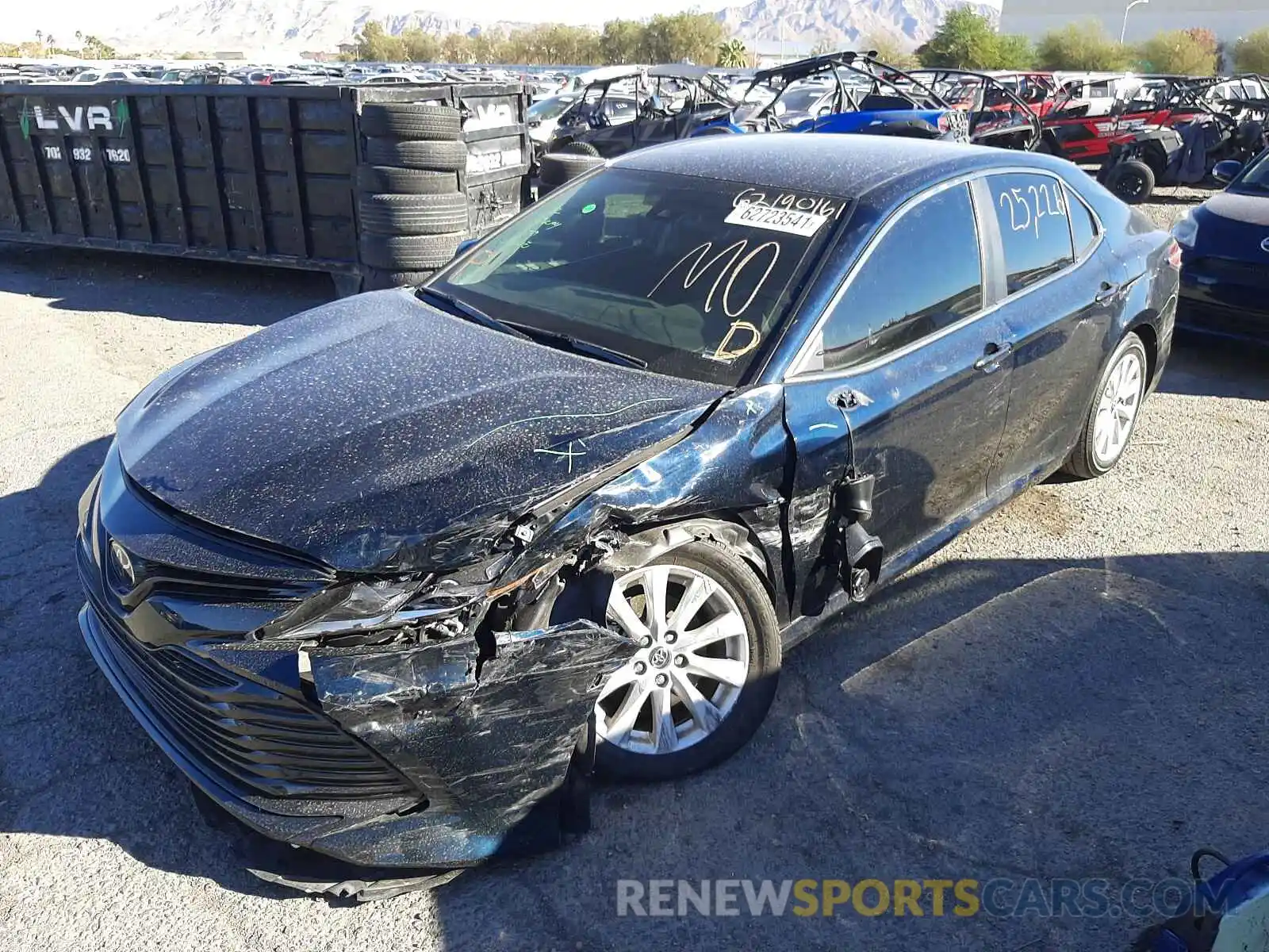 2 Photograph of a damaged car 4T1B11HK9KU248384 TOYOTA CAMRY 2019