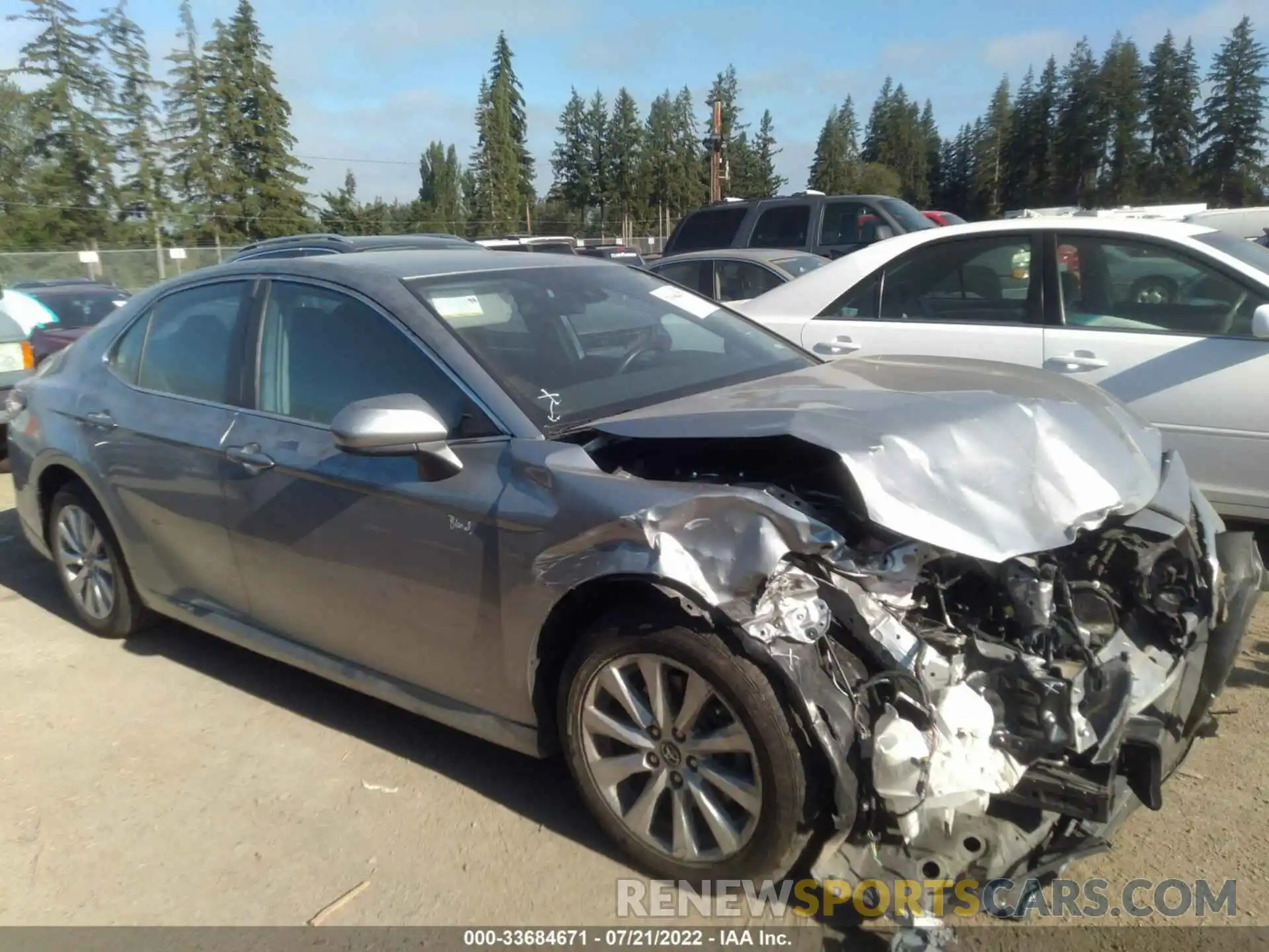 1 Photograph of a damaged car 4T1B11HK9KU248479 TOYOTA CAMRY 2019