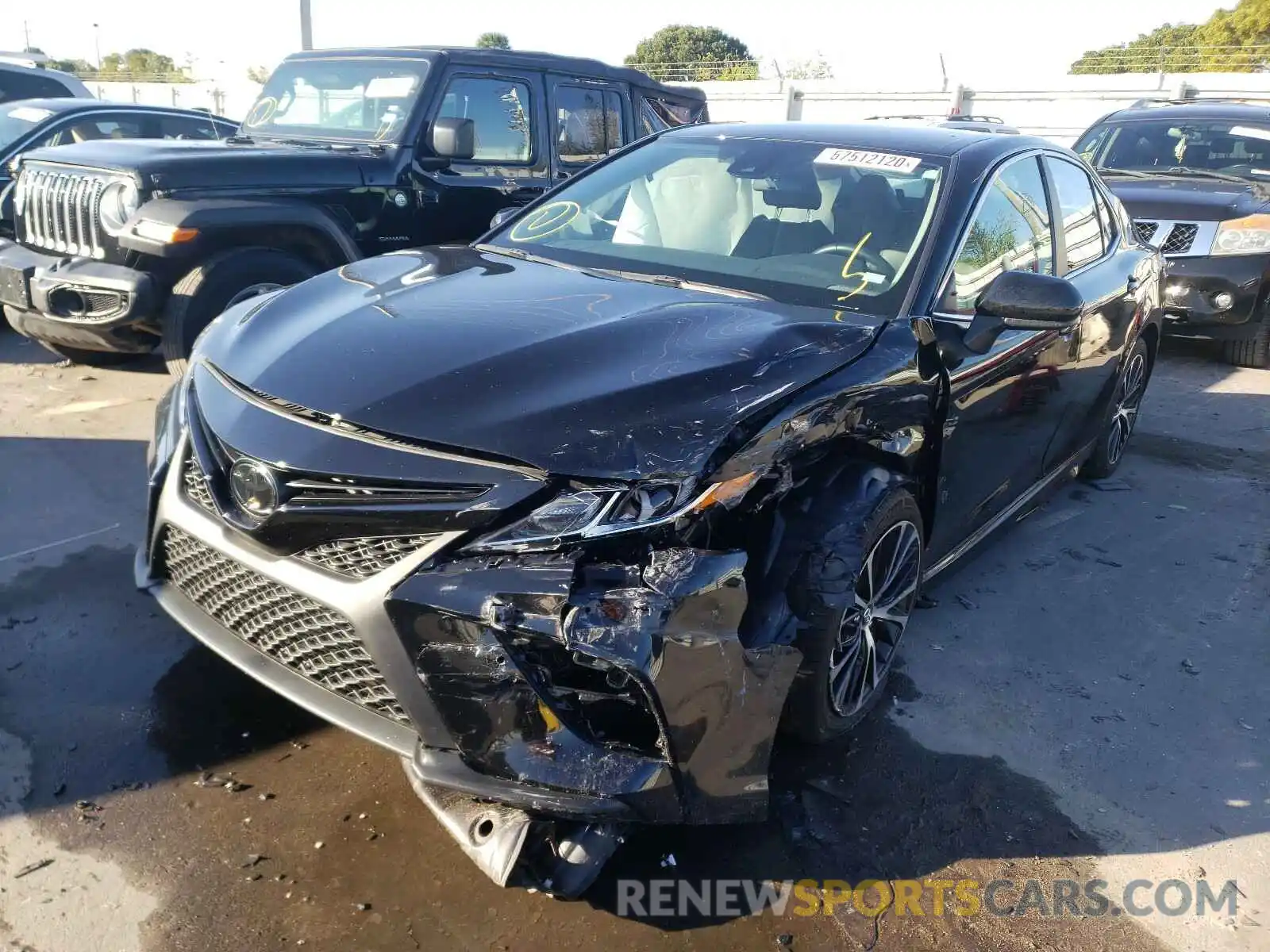 2 Photograph of a damaged car 4T1B11HK9KU249034 TOYOTA CAMRY 2019