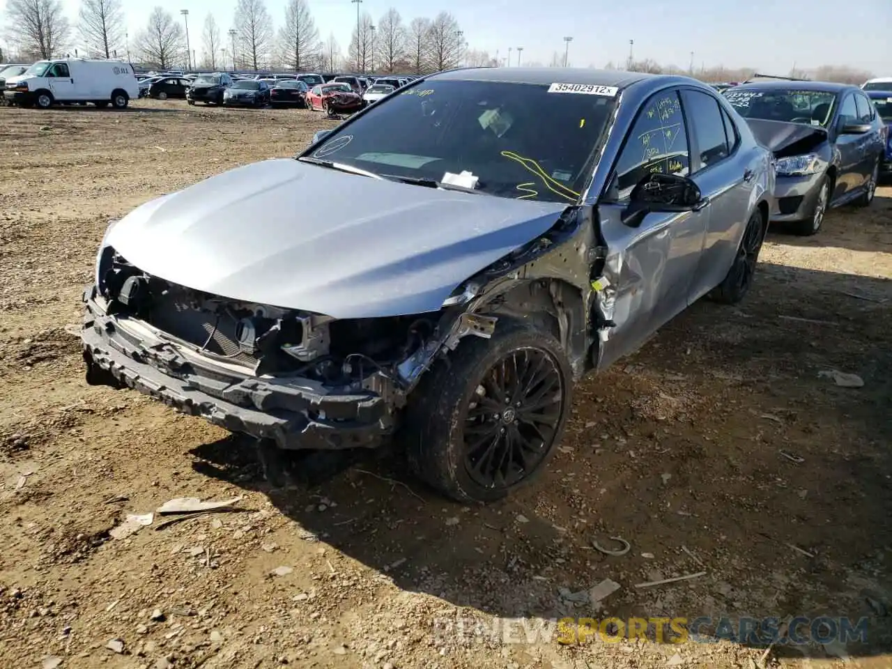 2 Photograph of a damaged car 4T1B11HK9KU250829 TOYOTA CAMRY 2019