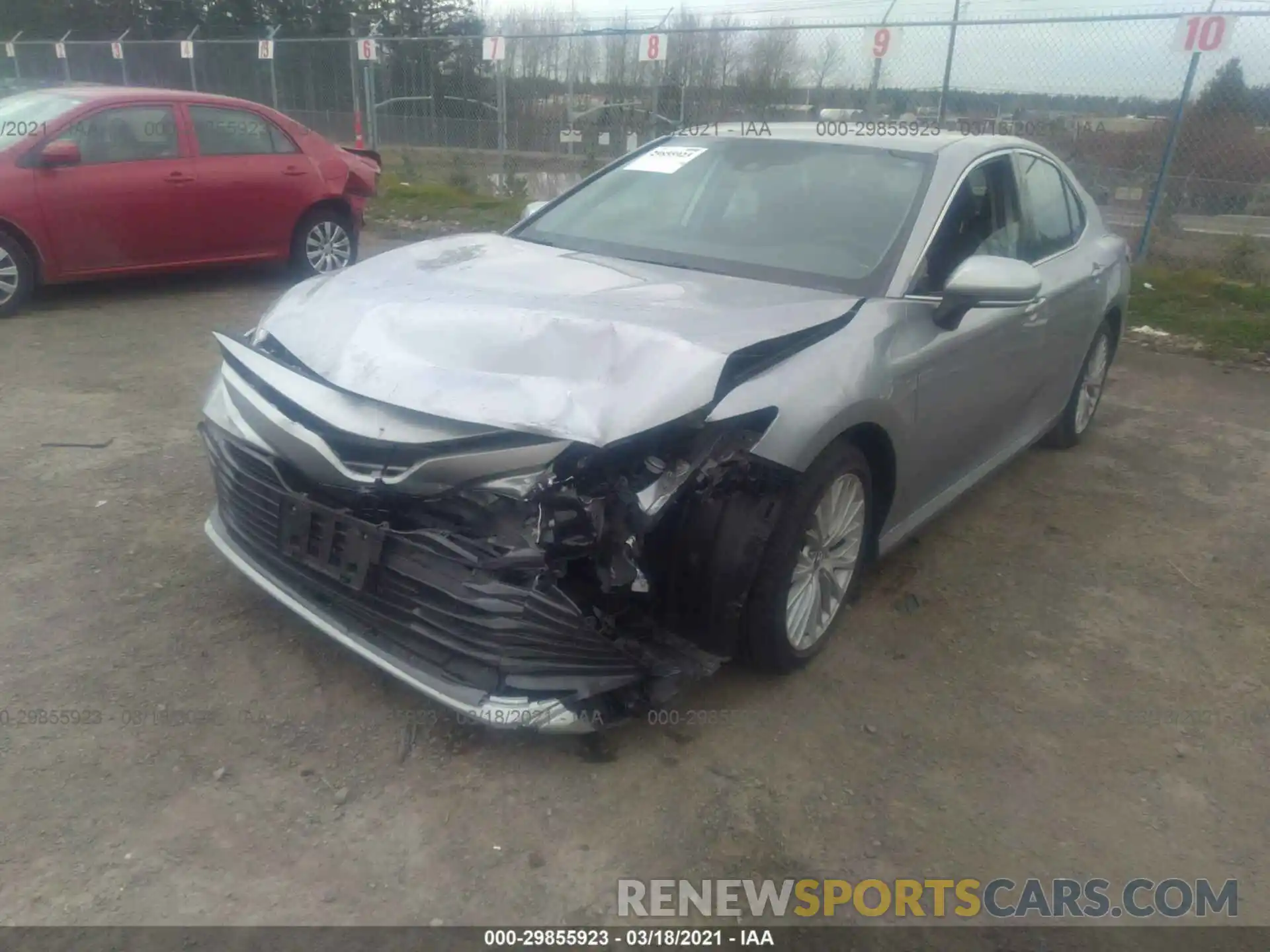 2 Photograph of a damaged car 4T1B11HK9KU250930 TOYOTA CAMRY 2019