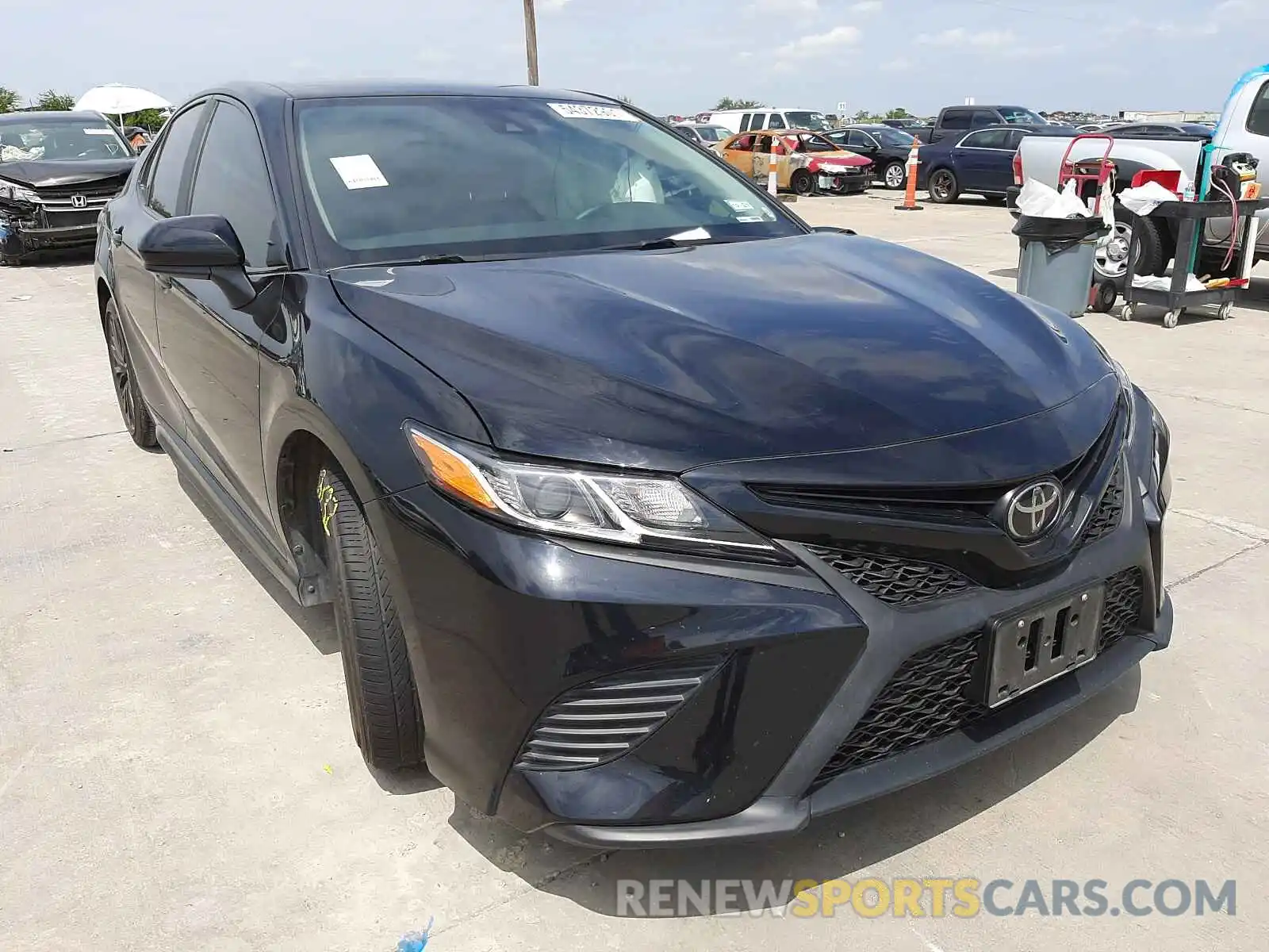 1 Photograph of a damaged car 4T1B11HK9KU251639 TOYOTA CAMRY 2019