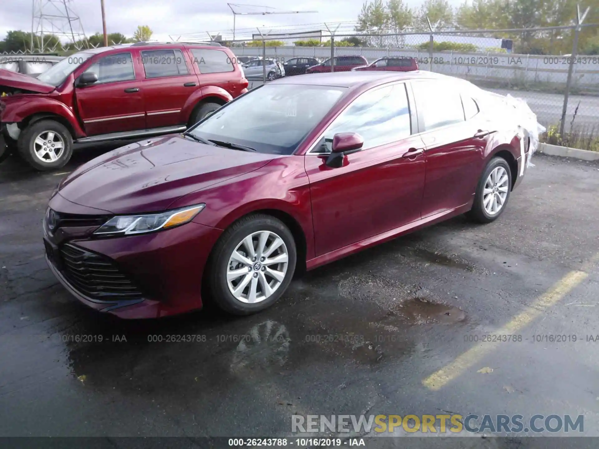 2 Photograph of a damaged car 4T1B11HK9KU251916 TOYOTA CAMRY 2019