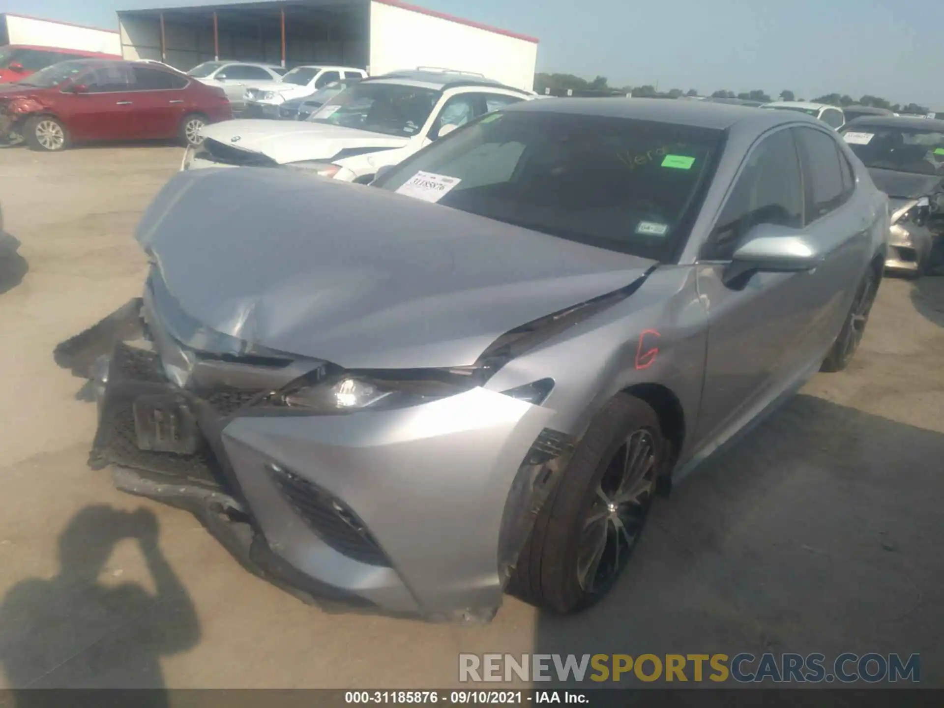 2 Photograph of a damaged car 4T1B11HK9KU254069 TOYOTA CAMRY 2019