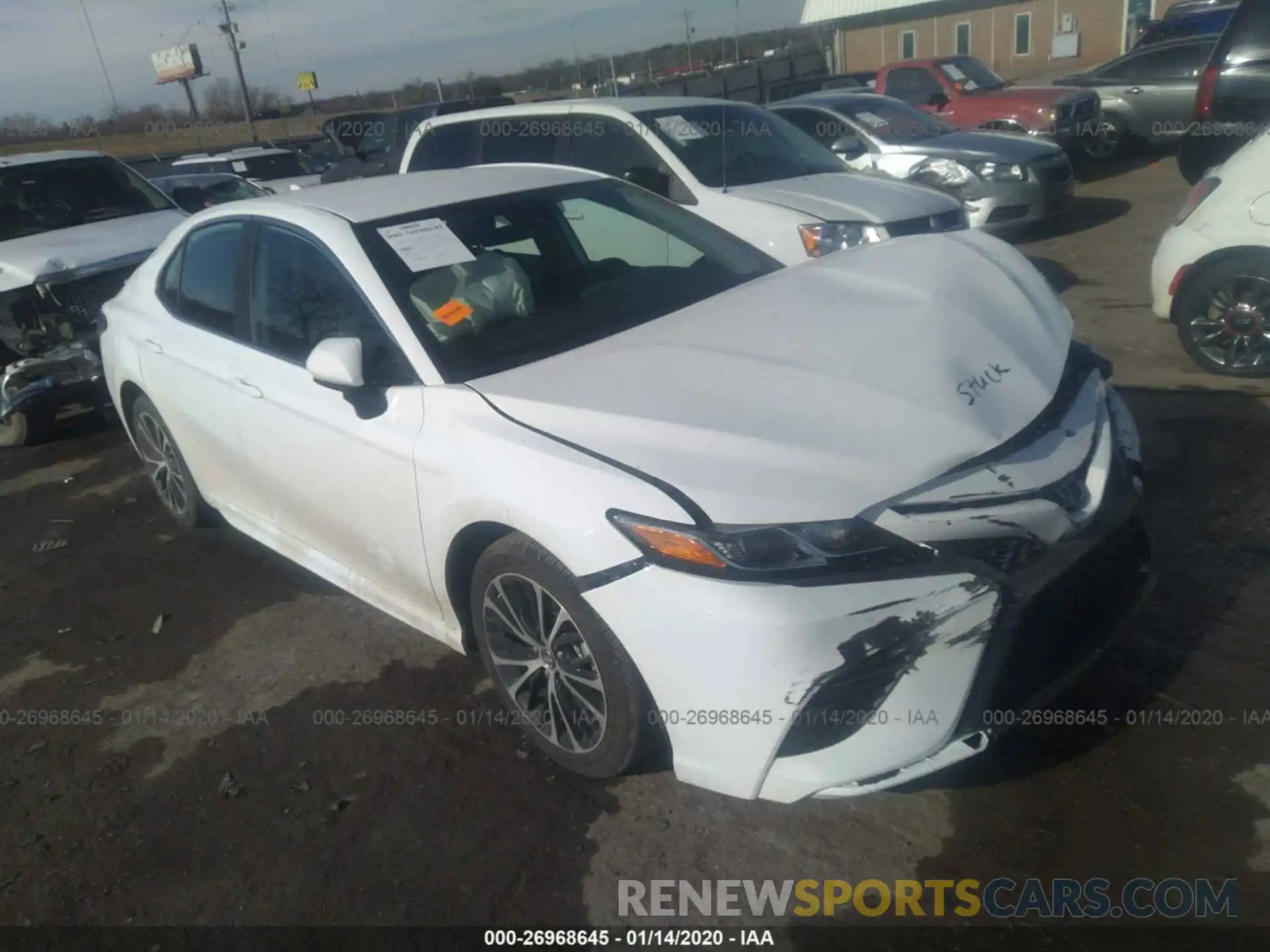 1 Photograph of a damaged car 4T1B11HK9KU256971 TOYOTA CAMRY 2019