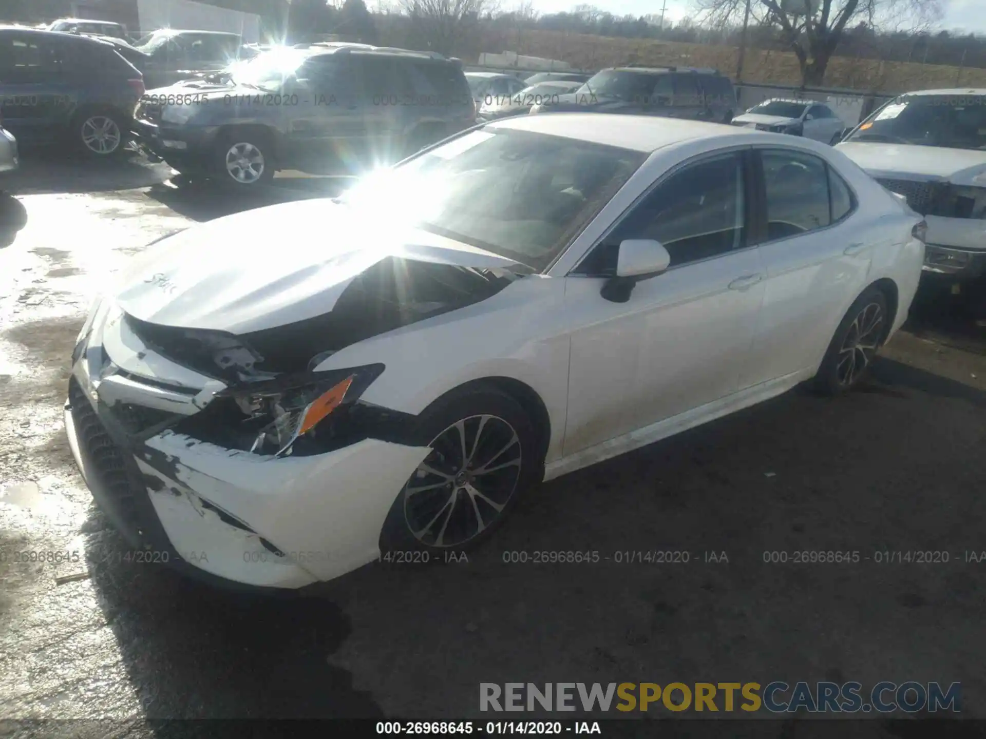 2 Photograph of a damaged car 4T1B11HK9KU256971 TOYOTA CAMRY 2019