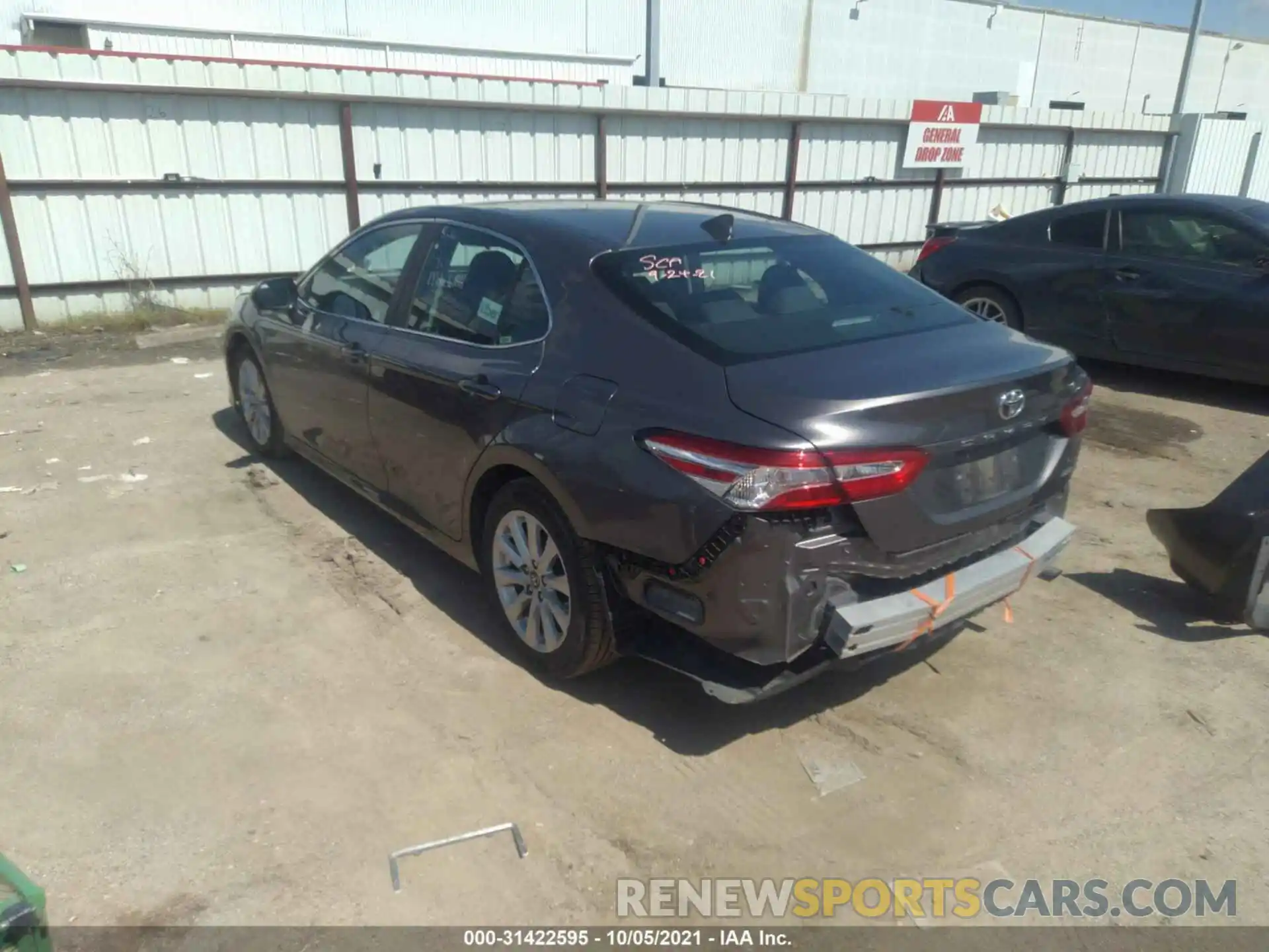 3 Photograph of a damaged car 4T1B11HK9KU257019 TOYOTA CAMRY 2019