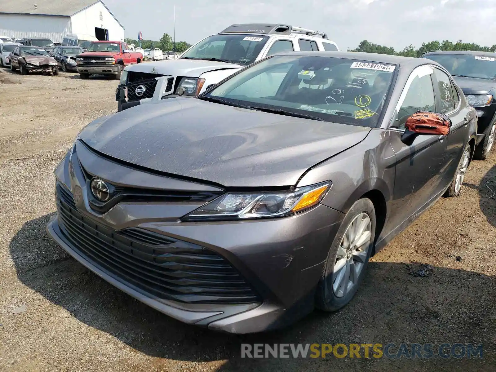 2 Photograph of a damaged car 4T1B11HK9KU257568 TOYOTA CAMRY 2019