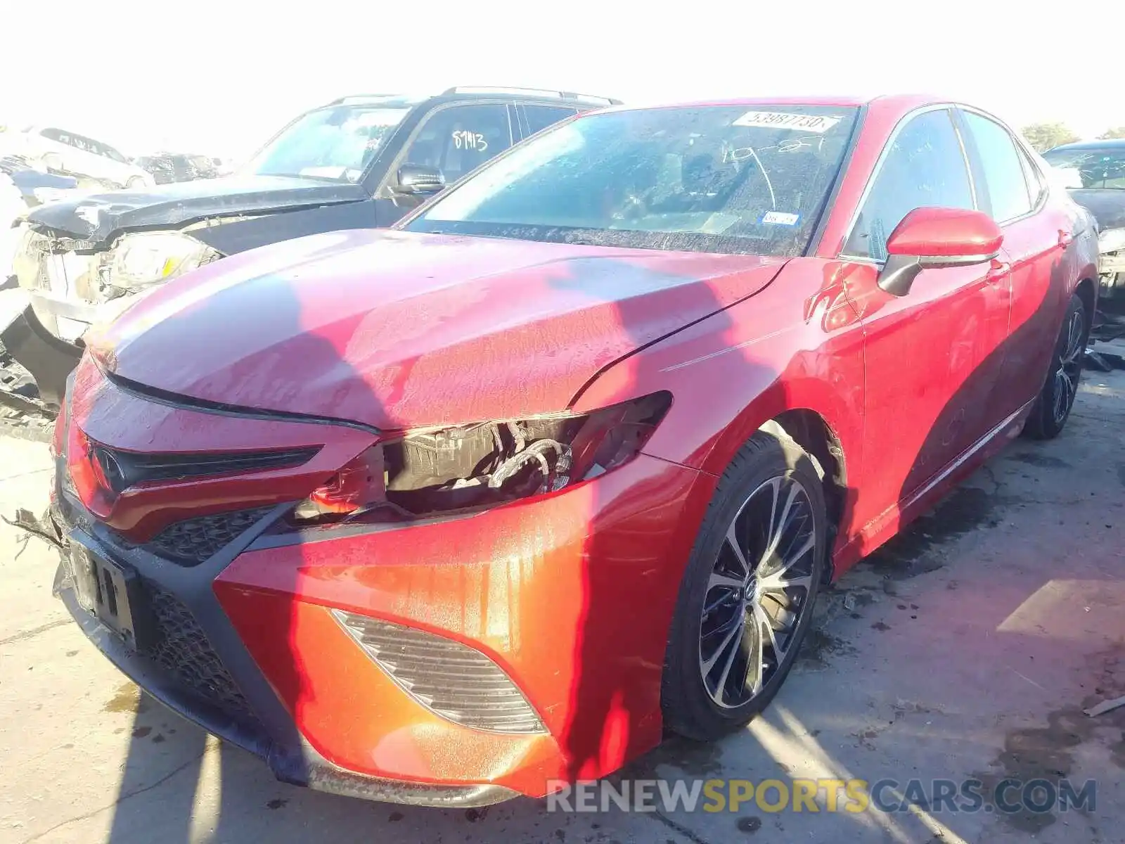 2 Photograph of a damaged car 4T1B11HK9KU259501 TOYOTA CAMRY 2019