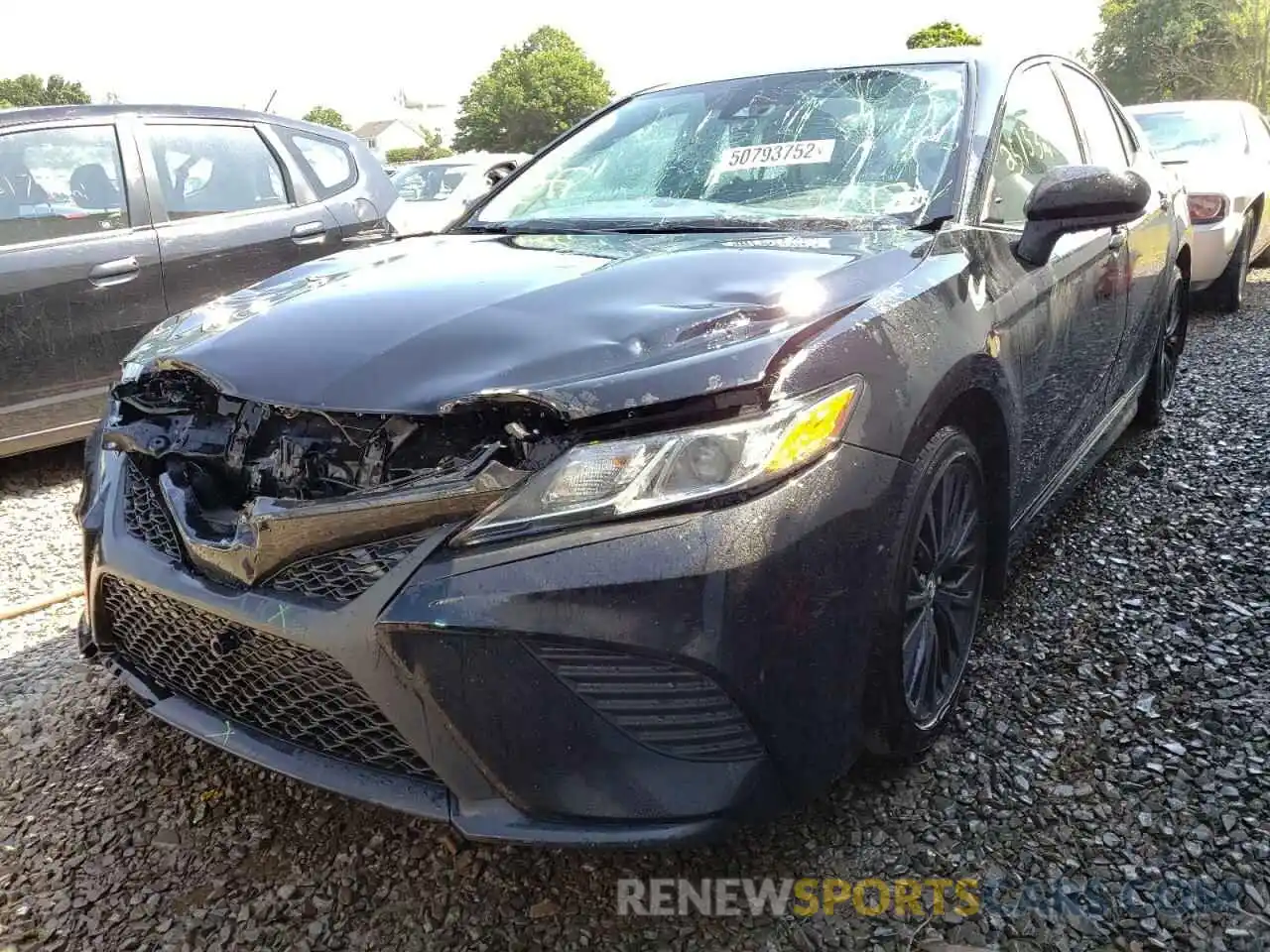 2 Photograph of a damaged car 4T1B11HK9KU260387 TOYOTA CAMRY 2019