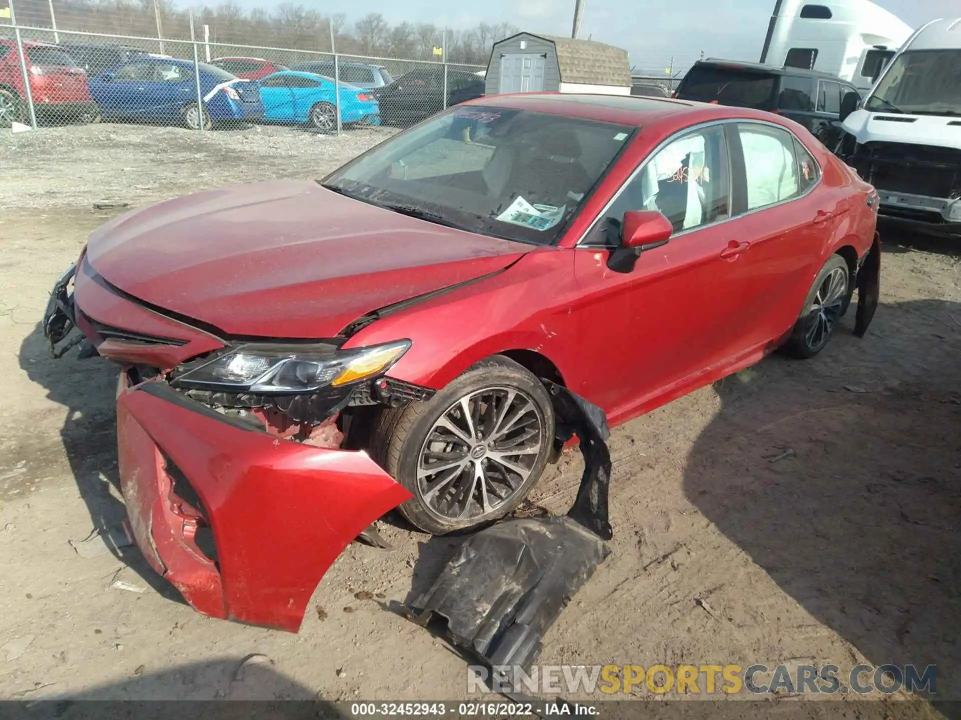 2 Photograph of a damaged car 4T1B11HK9KU261345 TOYOTA CAMRY 2019