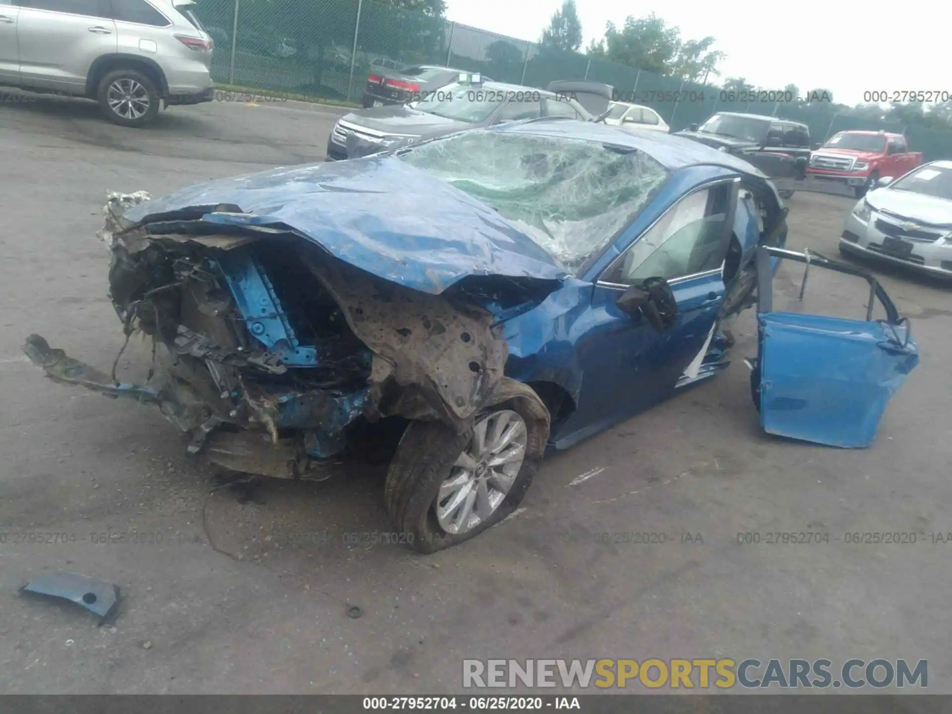 2 Photograph of a damaged car 4T1B11HK9KU261393 TOYOTA CAMRY 2019