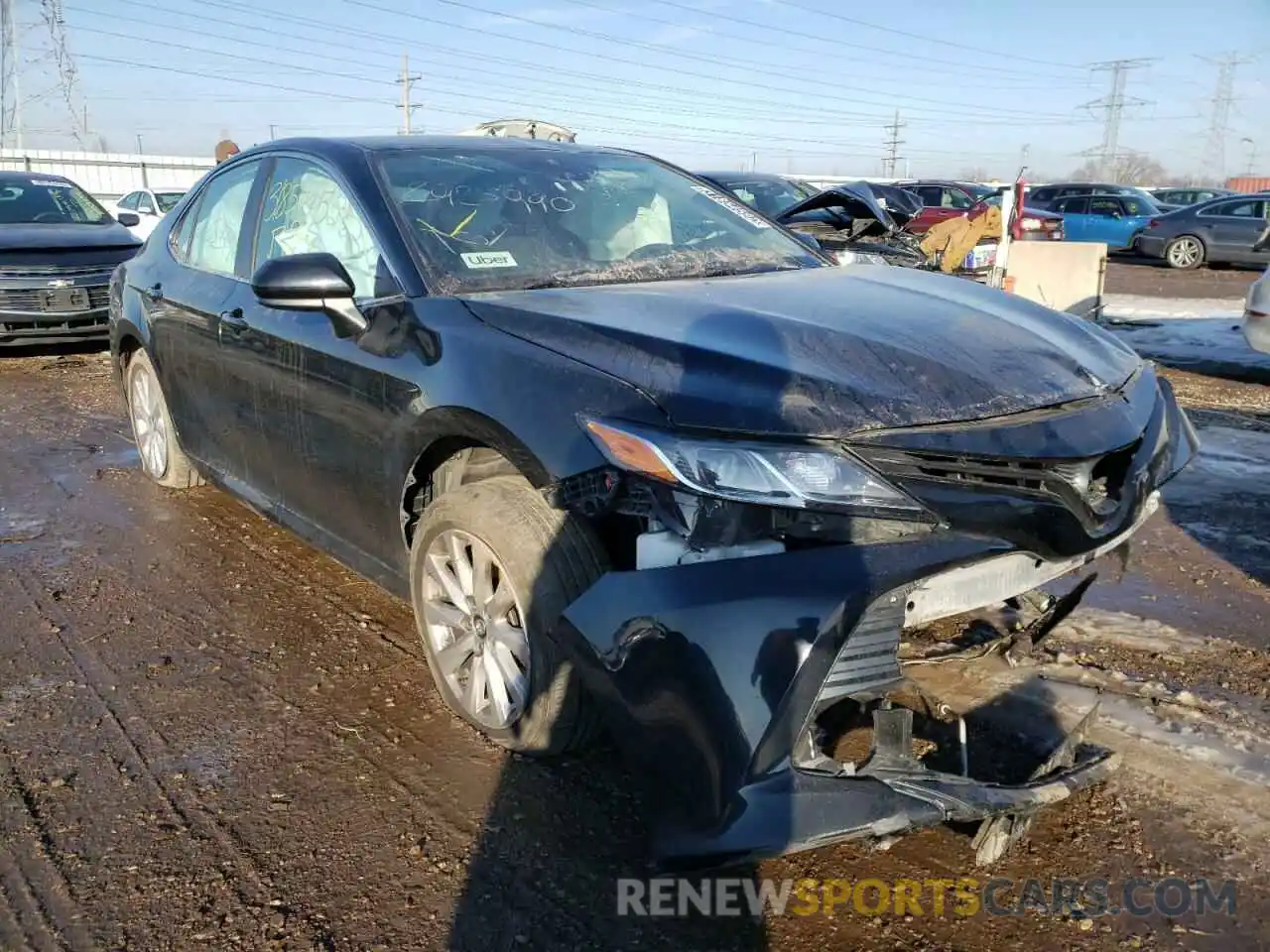 1 Photograph of a damaged car 4T1B11HK9KU263709 TOYOTA CAMRY 2019