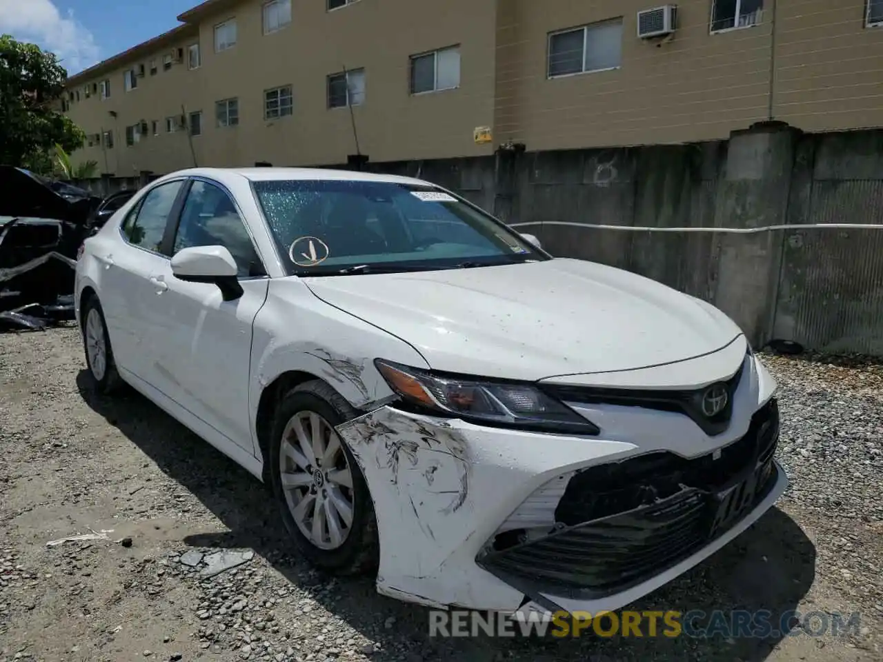 1 Photograph of a damaged car 4T1B11HK9KU265928 TOYOTA CAMRY 2019