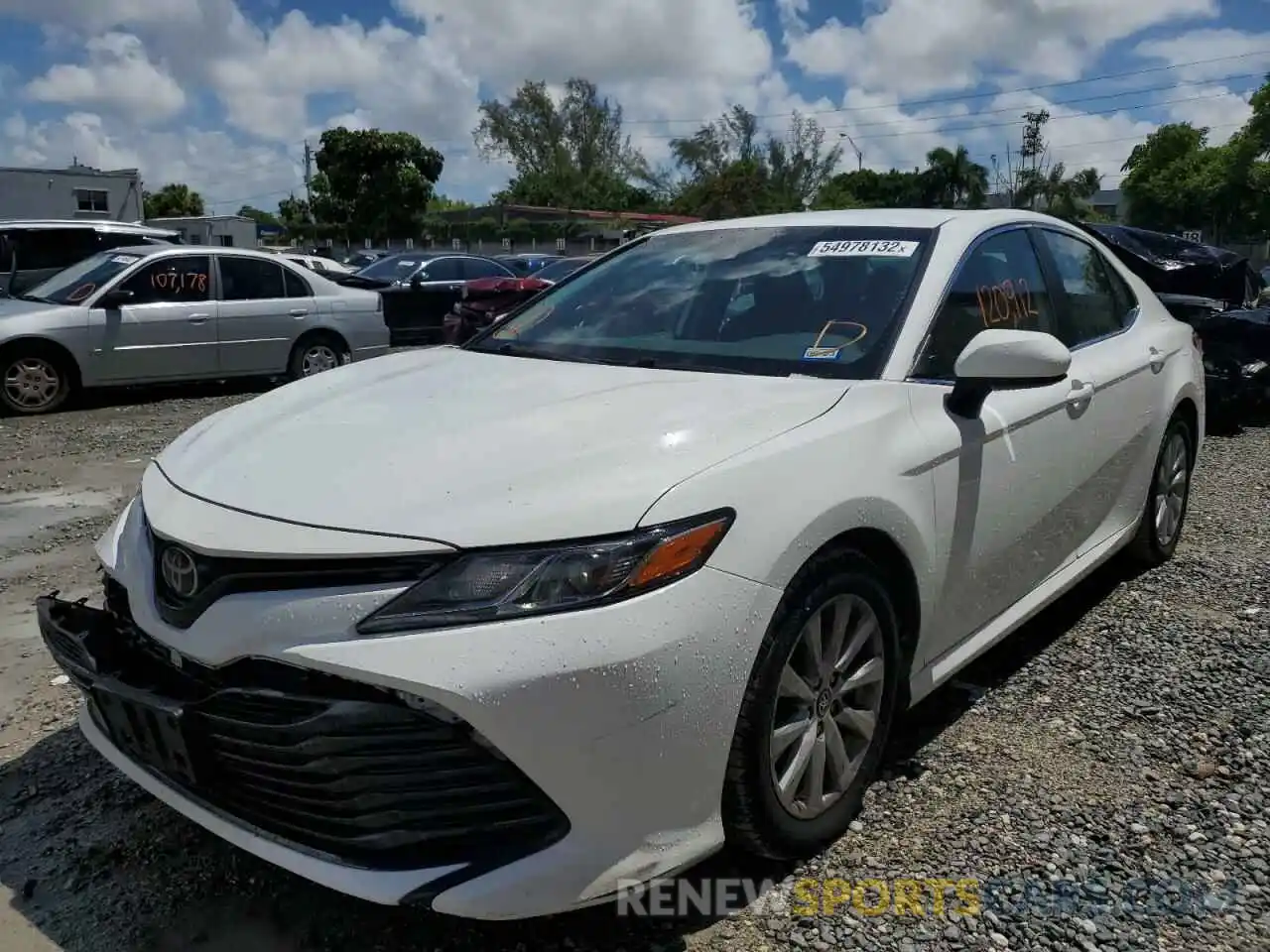 2 Photograph of a damaged car 4T1B11HK9KU265928 TOYOTA CAMRY 2019