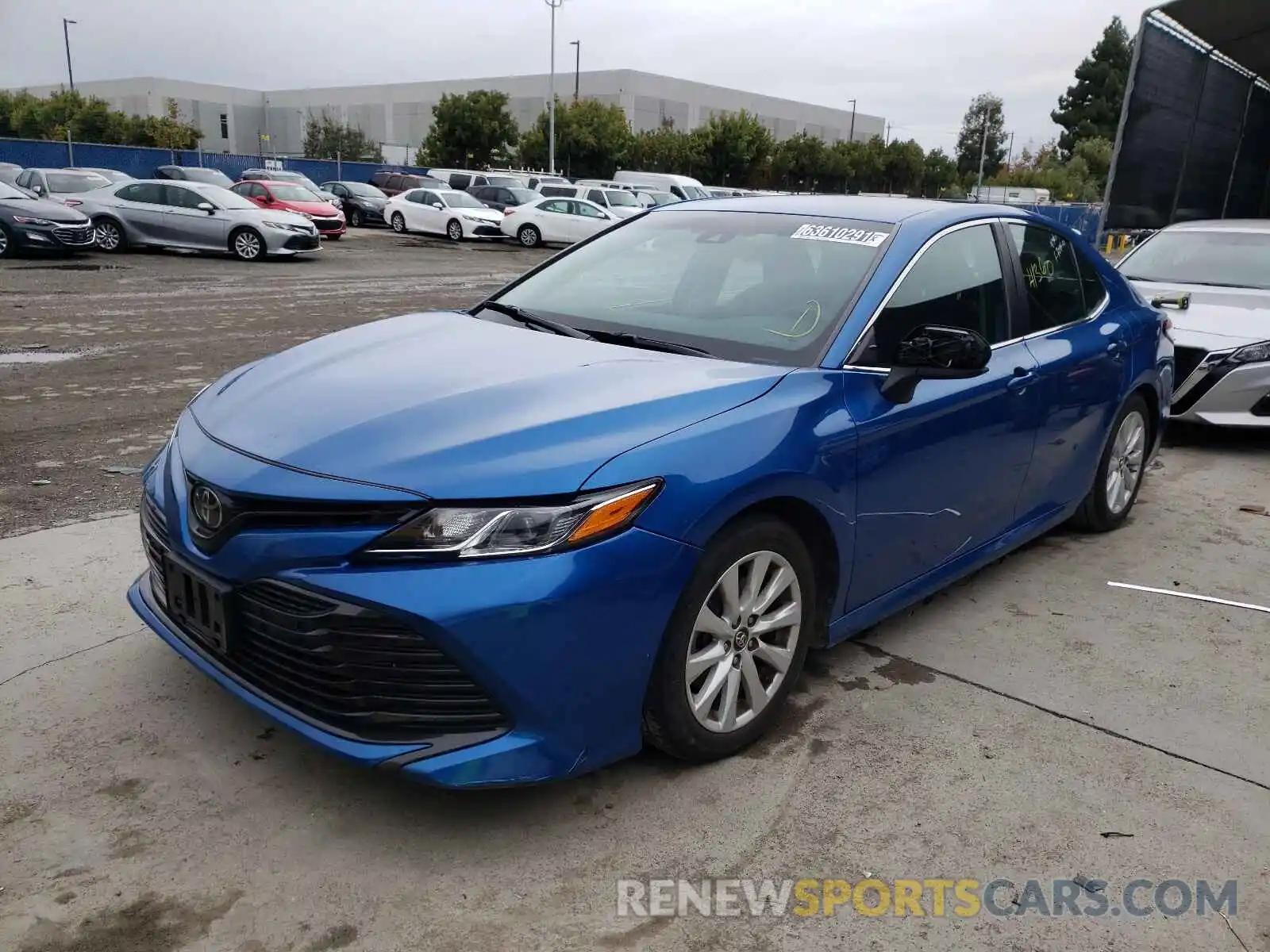 2 Photograph of a damaged car 4T1B11HK9KU266660 TOYOTA CAMRY 2019