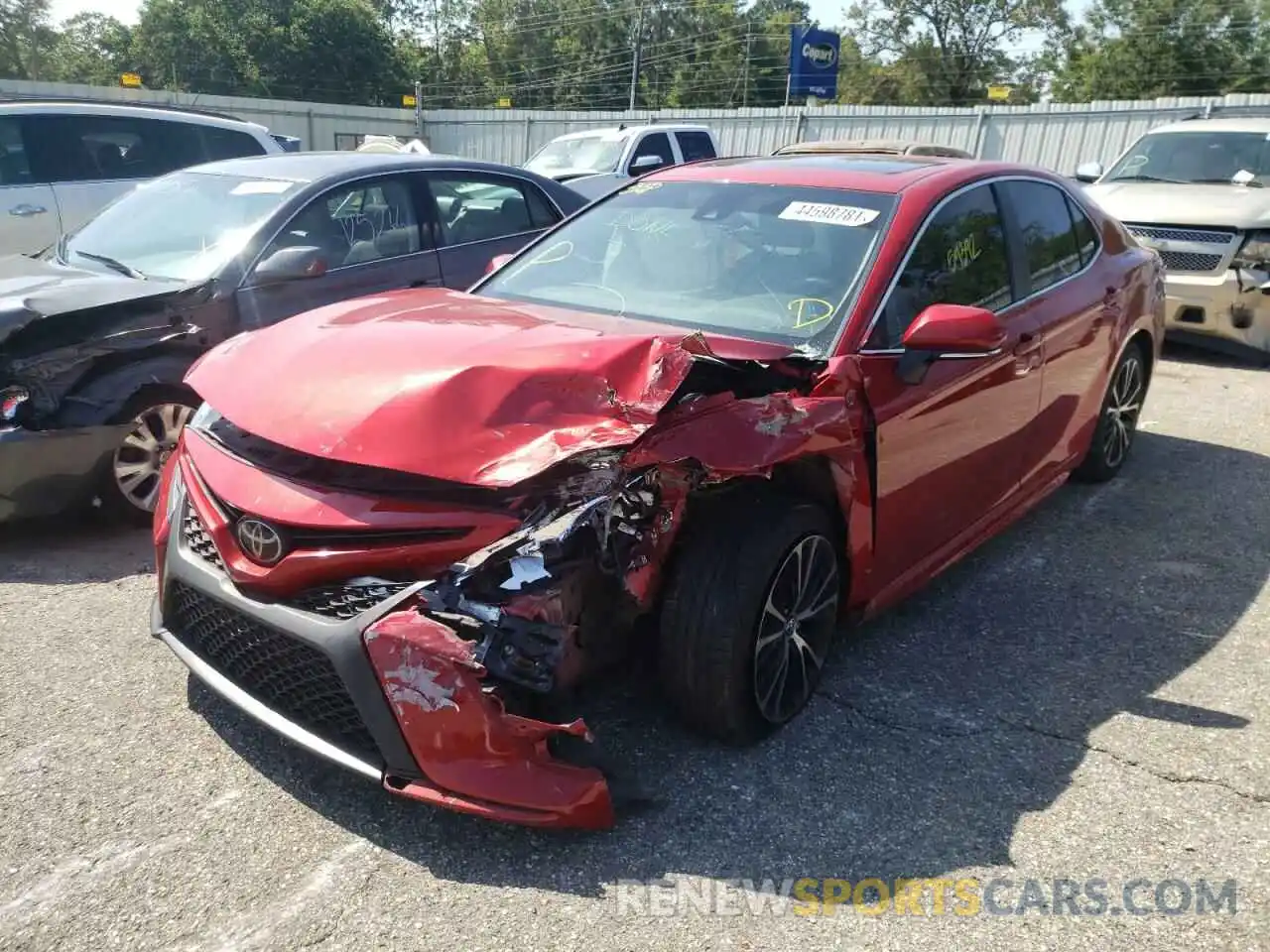 2 Photograph of a damaged car 4T1B11HK9KU267579 TOYOTA CAMRY 2019