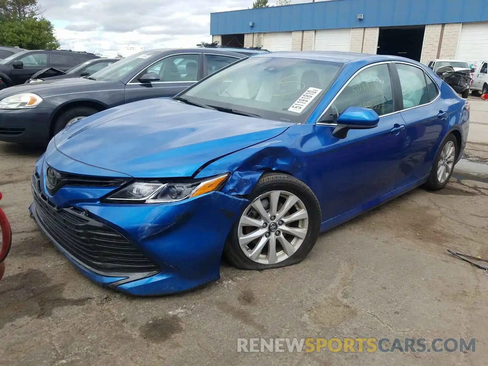 2 Photograph of a damaged car 4T1B11HK9KU267887 TOYOTA CAMRY 2019