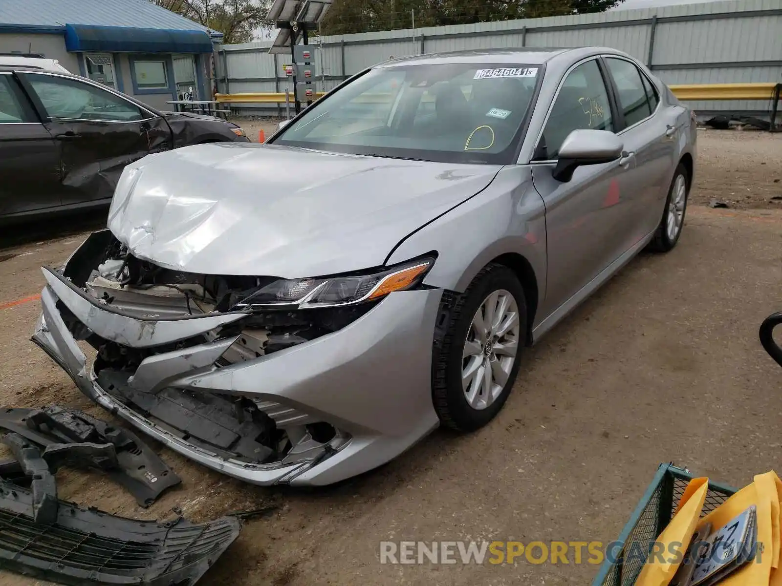 2 Photograph of a damaged car 4T1B11HK9KU267968 TOYOTA CAMRY 2019