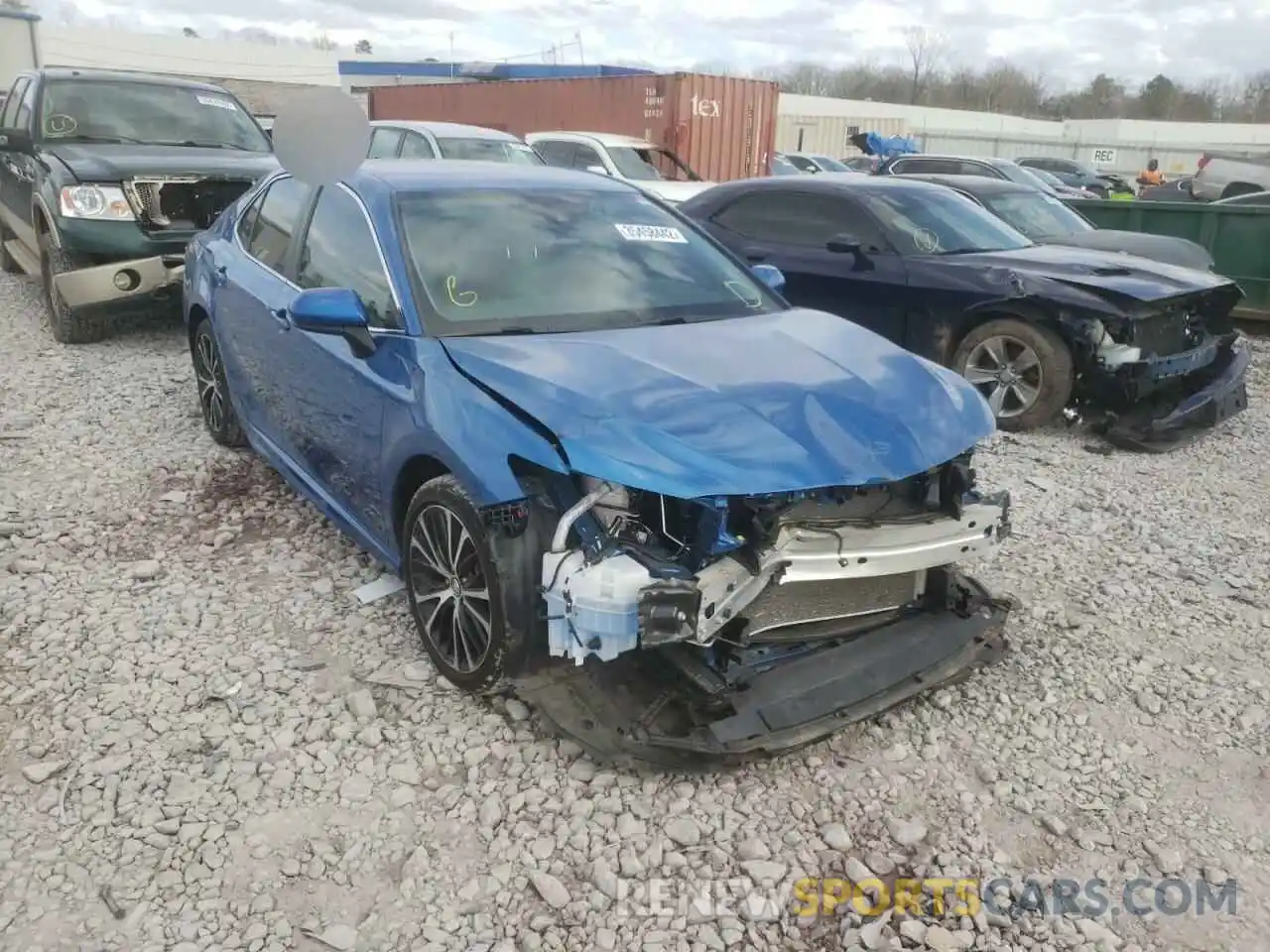 1 Photograph of a damaged car 4T1B11HK9KU268716 TOYOTA CAMRY 2019