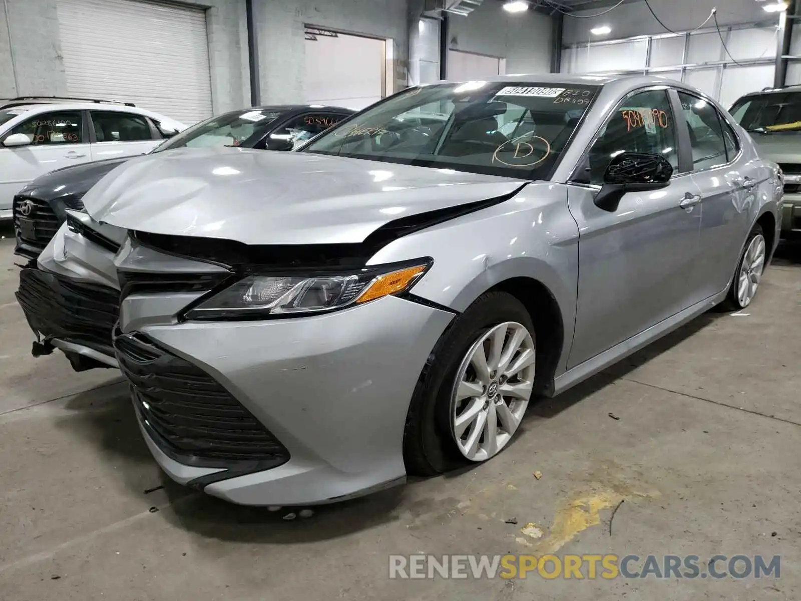 2 Photograph of a damaged car 4T1B11HK9KU269123 TOYOTA CAMRY 2019