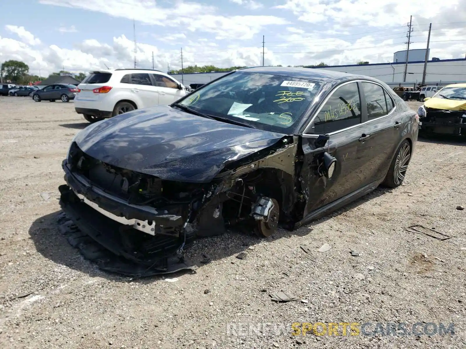 2 Photograph of a damaged car 4T1B11HK9KU272684 TOYOTA CAMRY 2019