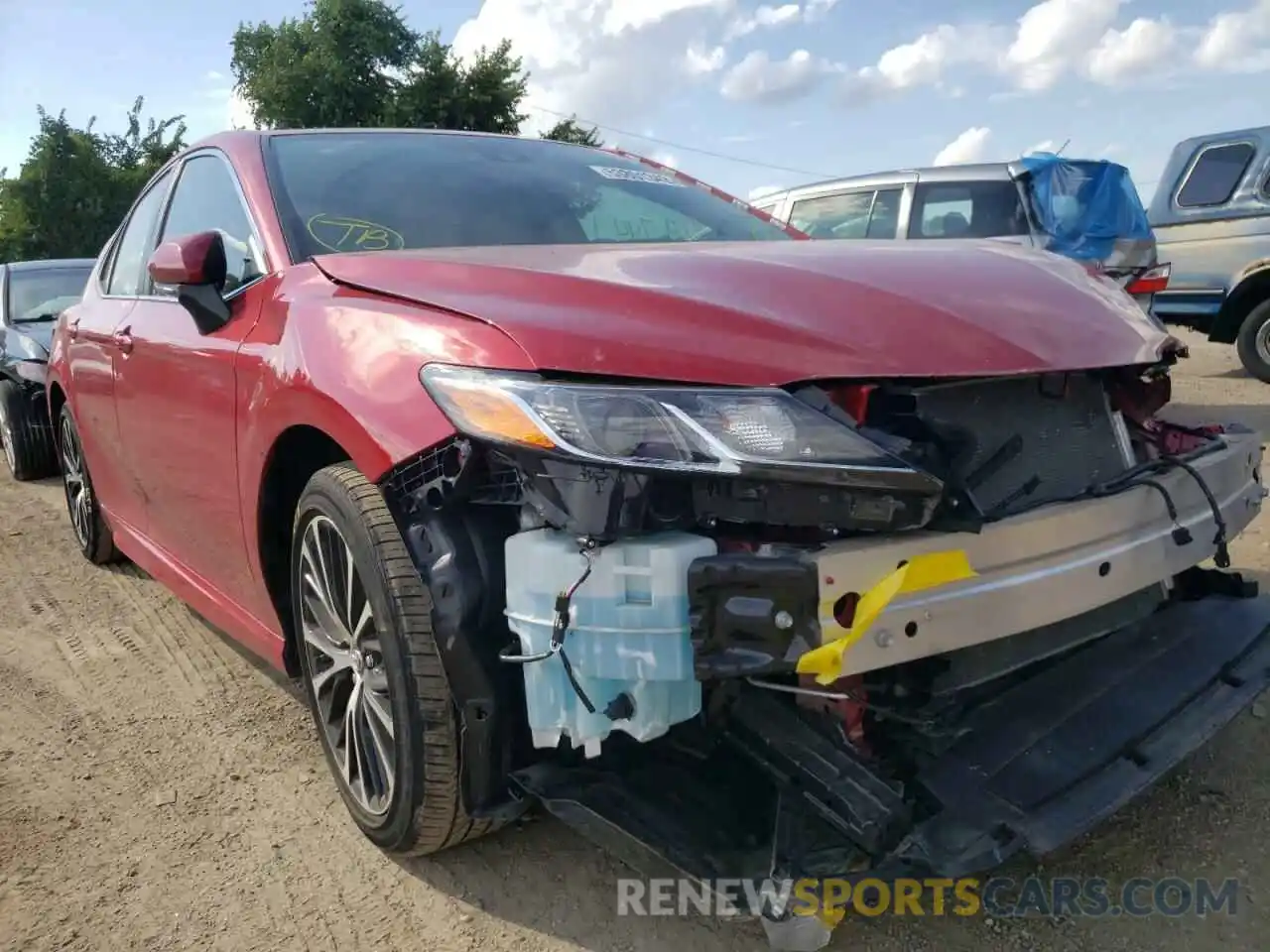 1 Photograph of a damaged car 4T1B11HK9KU273186 TOYOTA CAMRY 2019