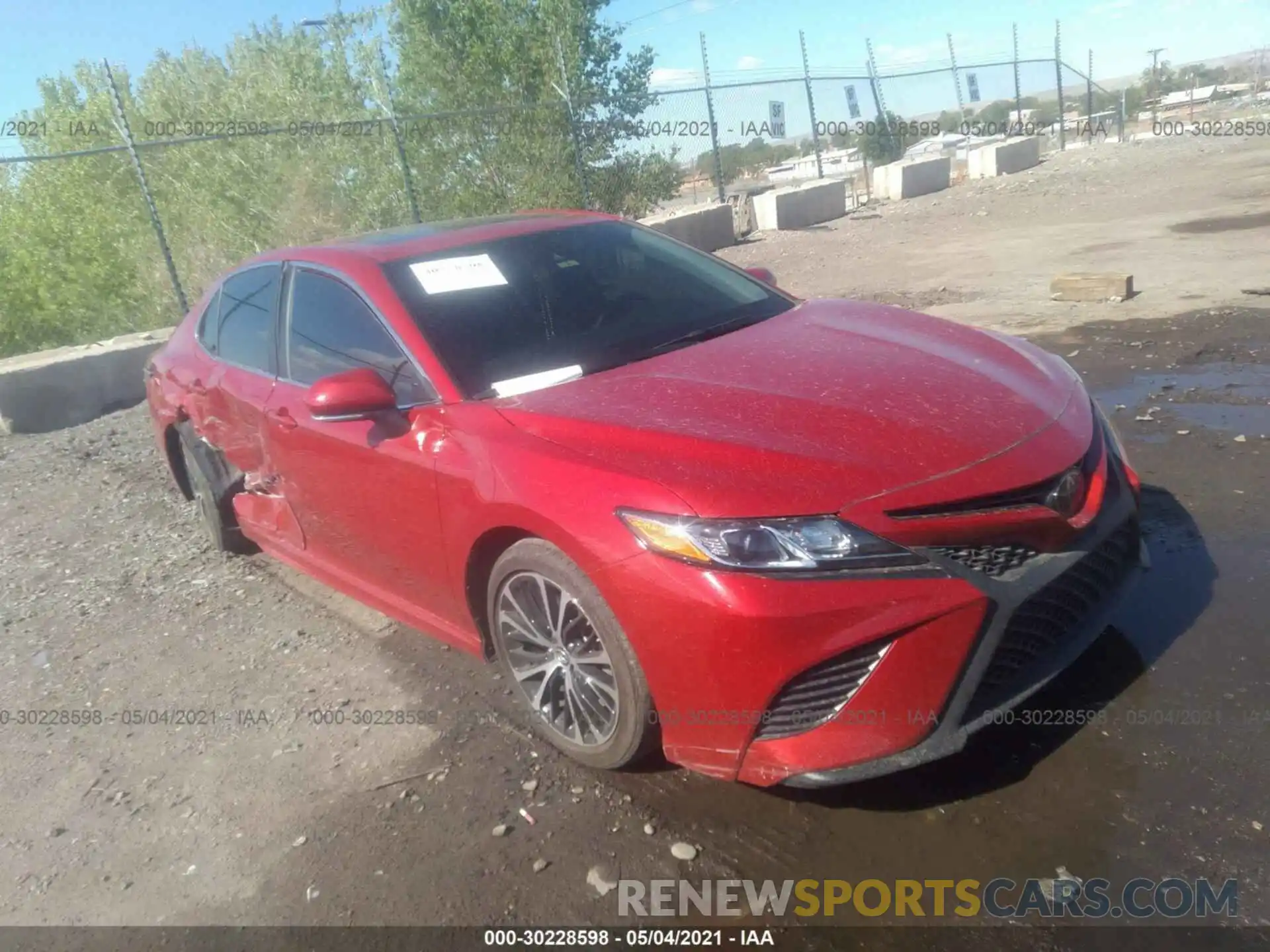 1 Photograph of a damaged car 4T1B11HK9KU277285 TOYOTA CAMRY 2019