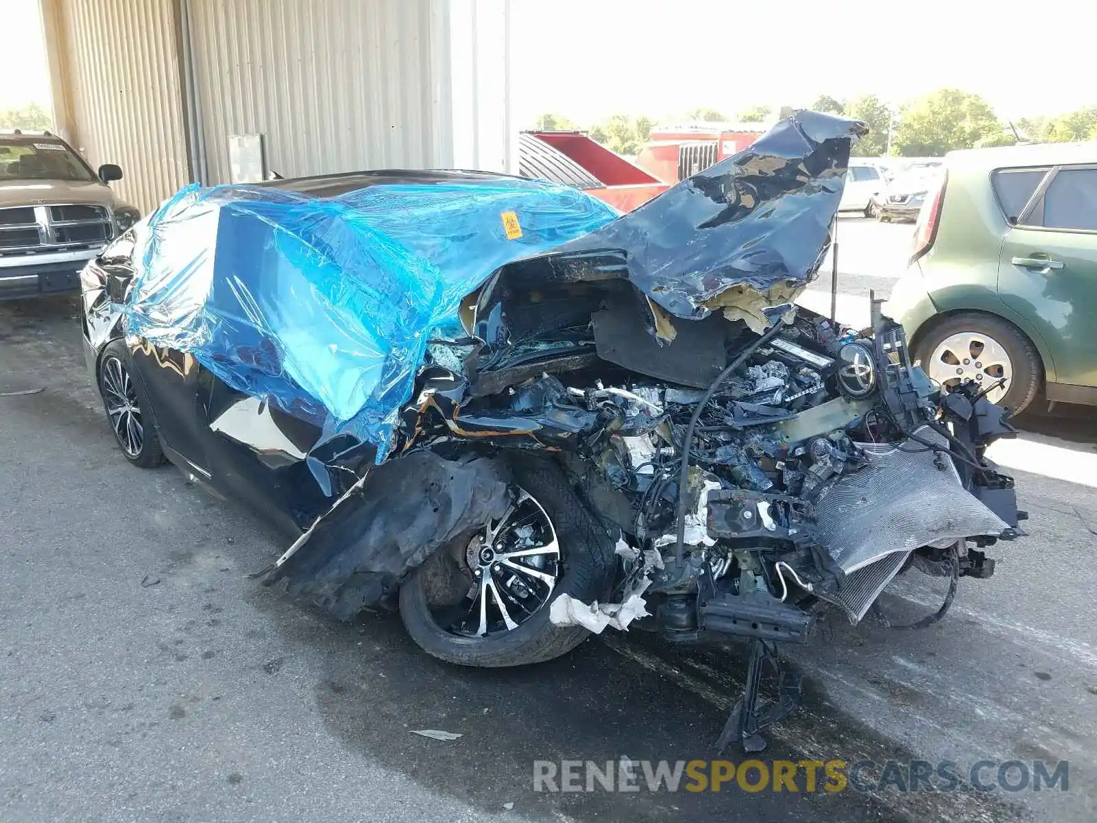 1 Photograph of a damaged car 4T1B11HK9KU278517 TOYOTA CAMRY 2019