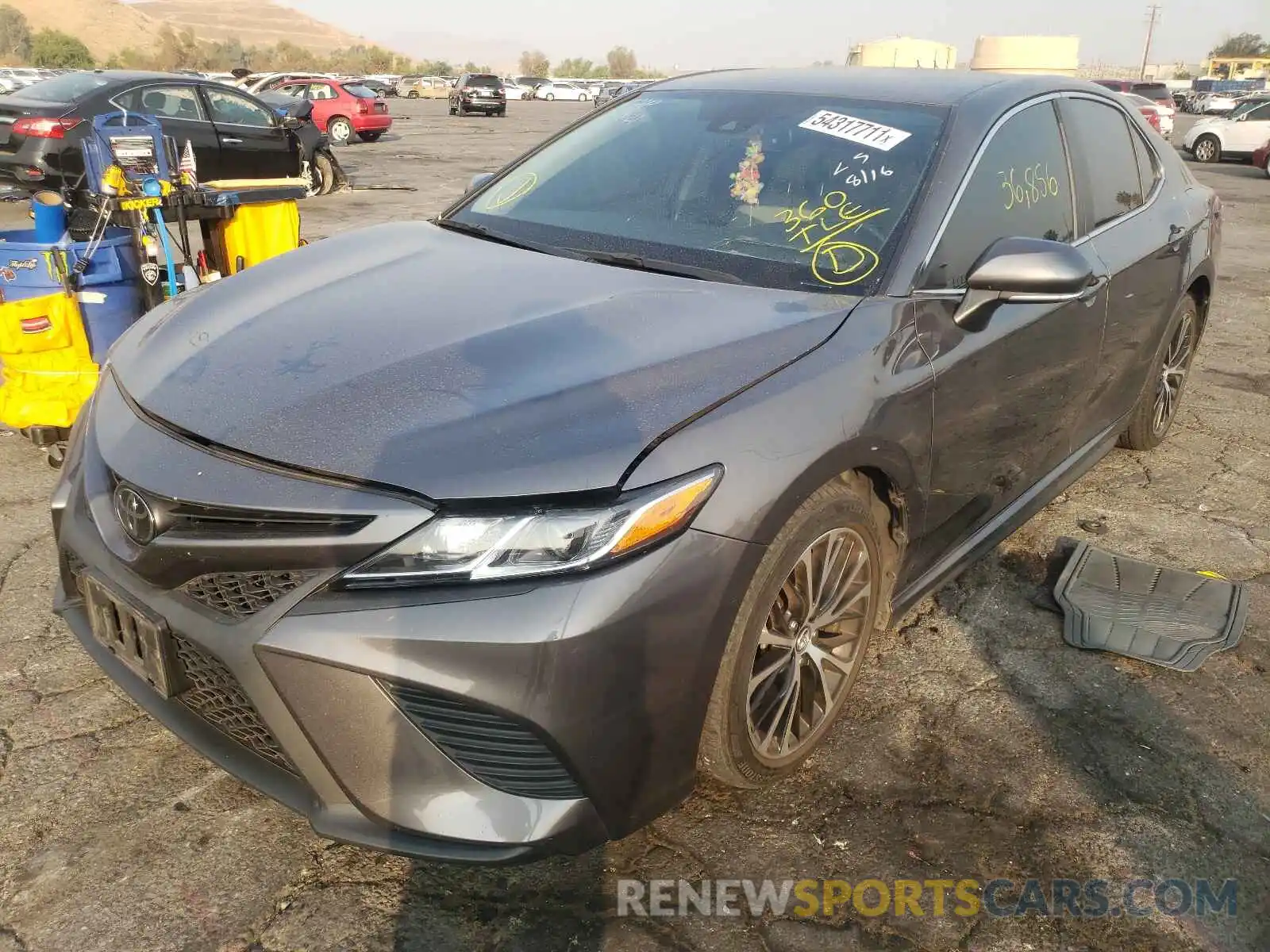 2 Photograph of a damaged car 4T1B11HK9KU278887 TOYOTA CAMRY 2019