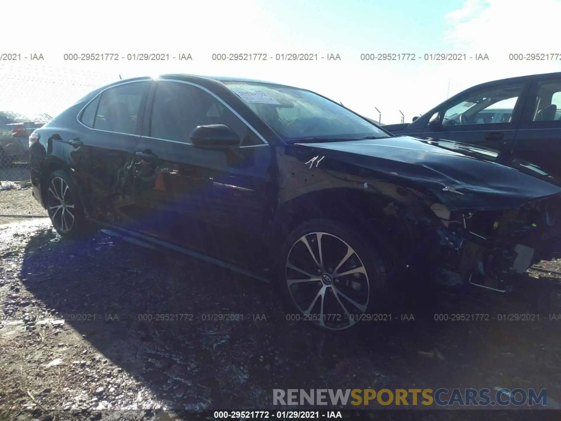 1 Photograph of a damaged car 4T1B11HK9KU283619 TOYOTA CAMRY 2019