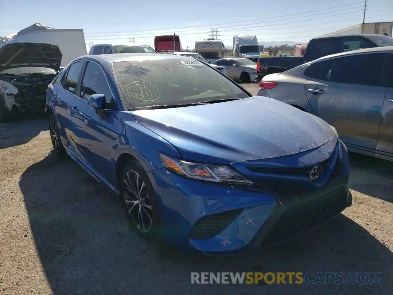 1 Photograph of a damaged car 4T1B11HK9KU285337 TOYOTA CAMRY 2019