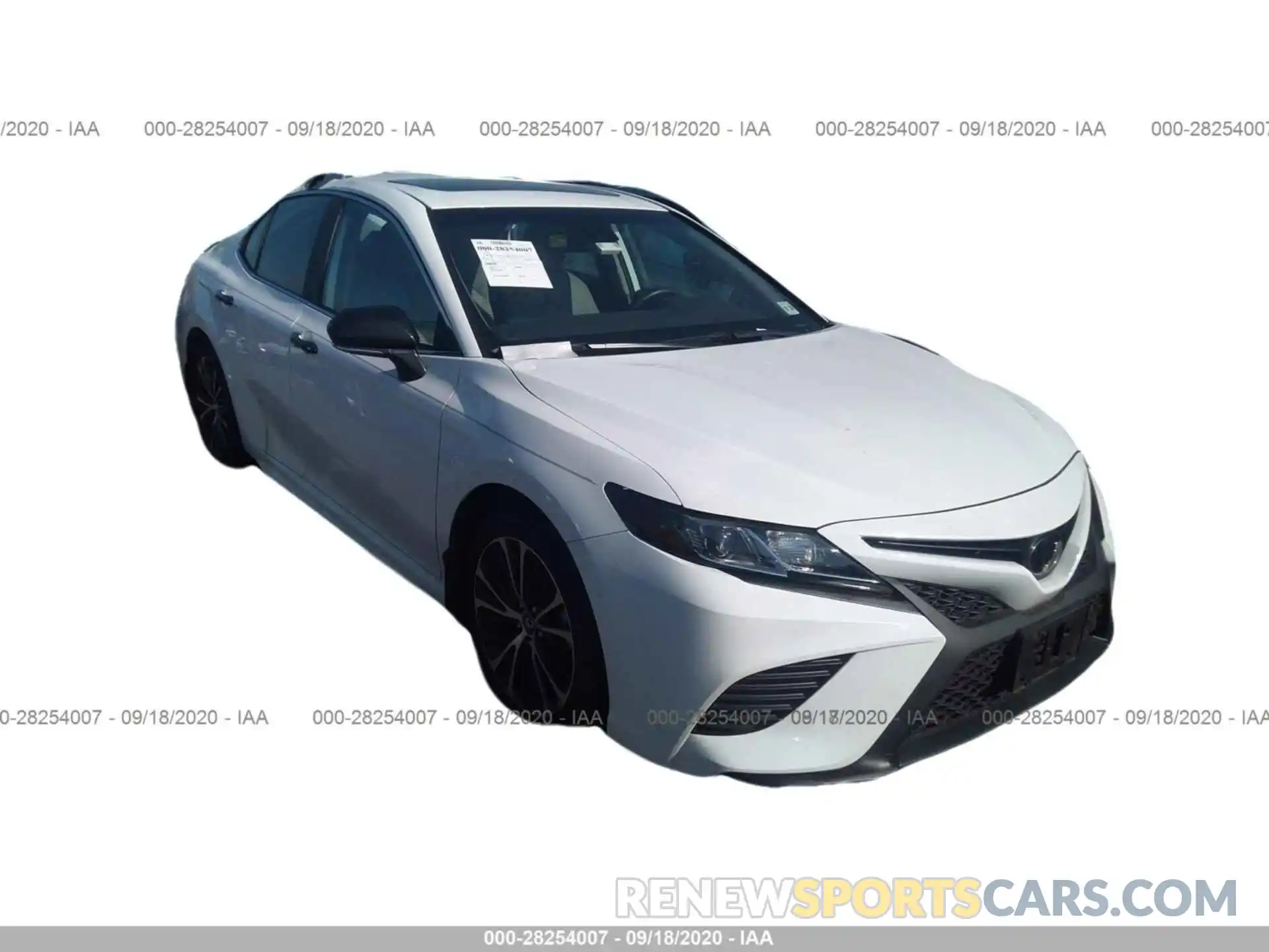 1 Photograph of a damaged car 4T1B11HK9KU285922 TOYOTA CAMRY 2019