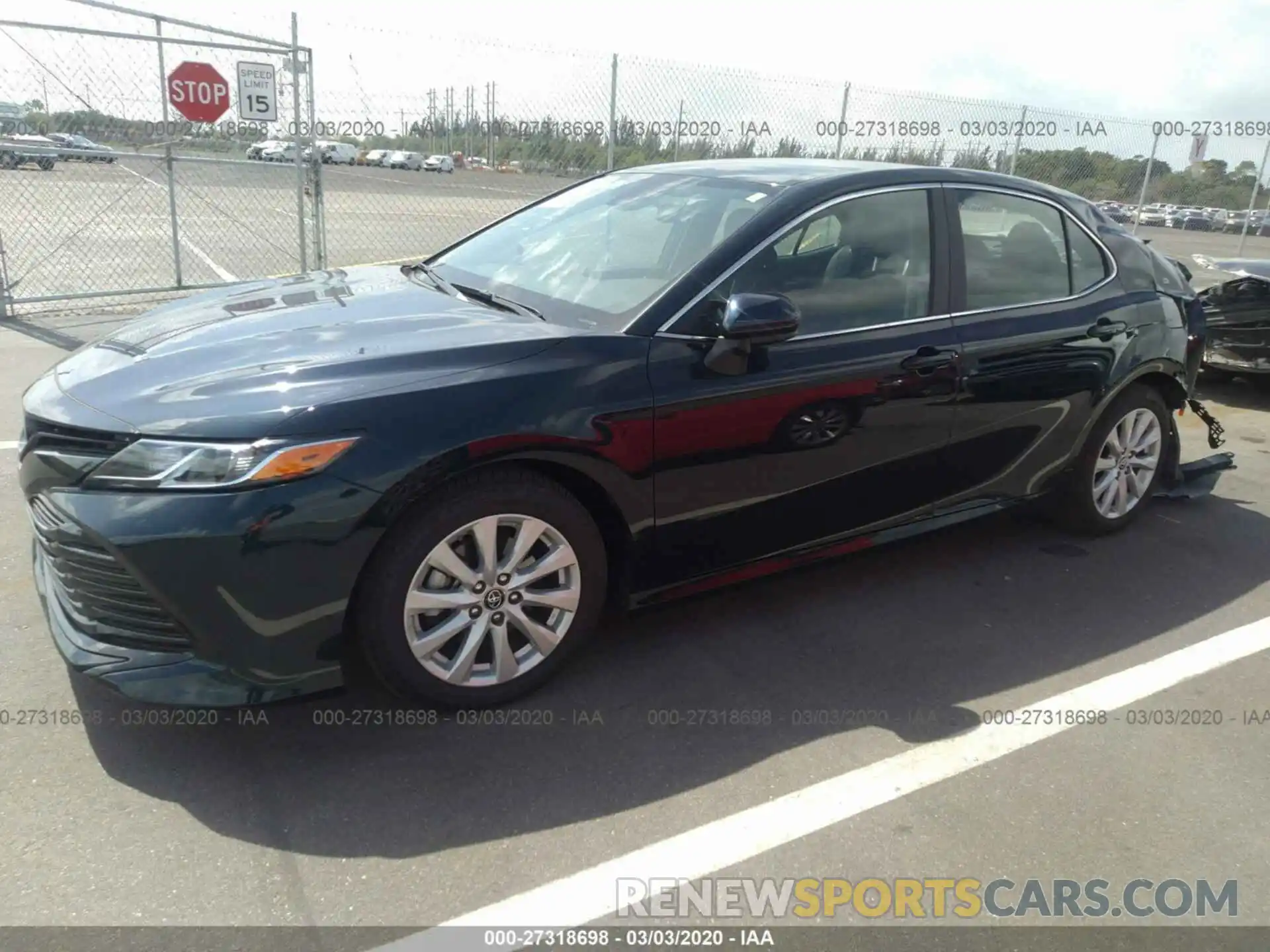 2 Photograph of a damaged car 4T1B11HK9KU288657 TOYOTA CAMRY 2019