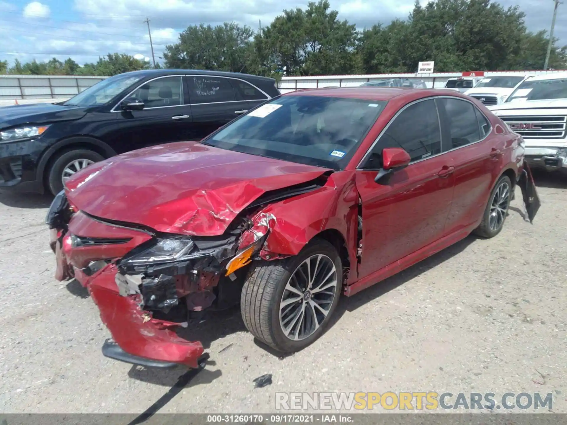 2 Photograph of a damaged car 4T1B11HK9KU289677 TOYOTA CAMRY 2019