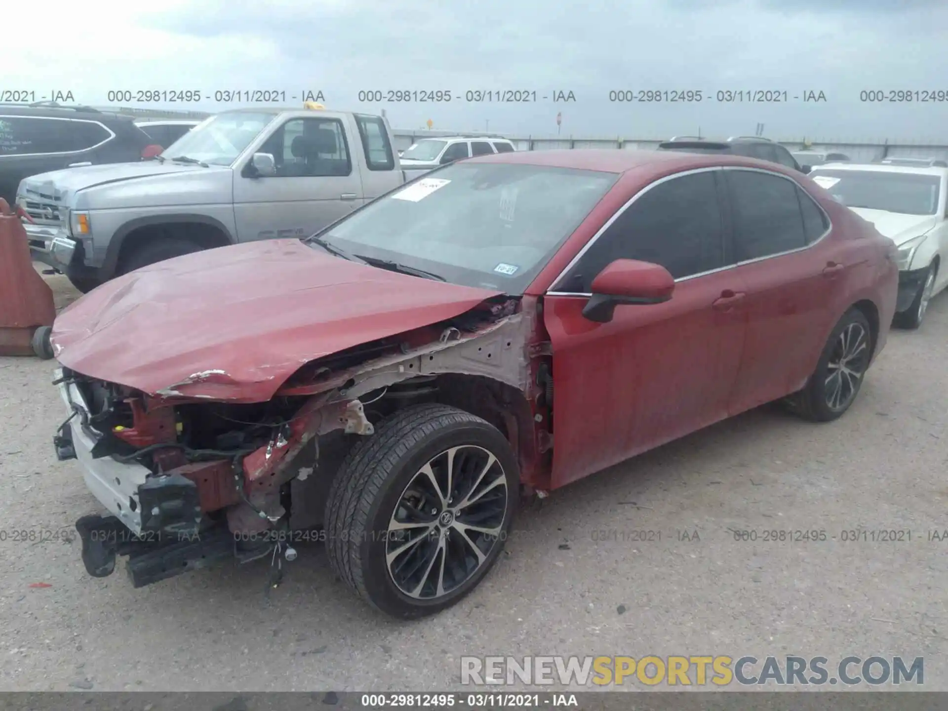 2 Photograph of a damaged car 4T1B11HK9KU293602 TOYOTA CAMRY 2019