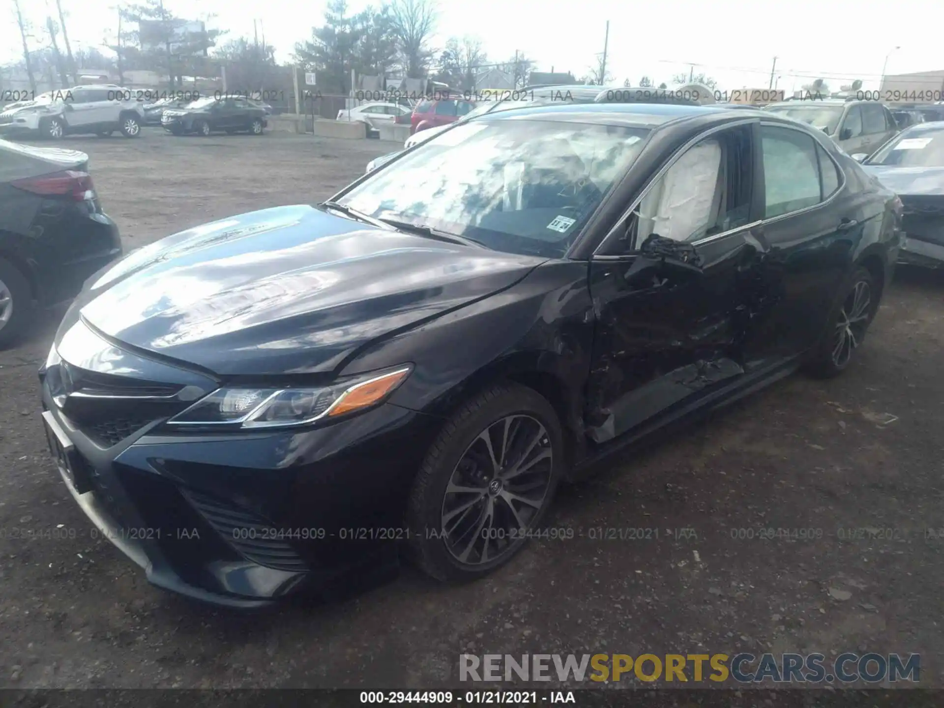 2 Photograph of a damaged car 4T1B11HK9KU293695 TOYOTA CAMRY 2019