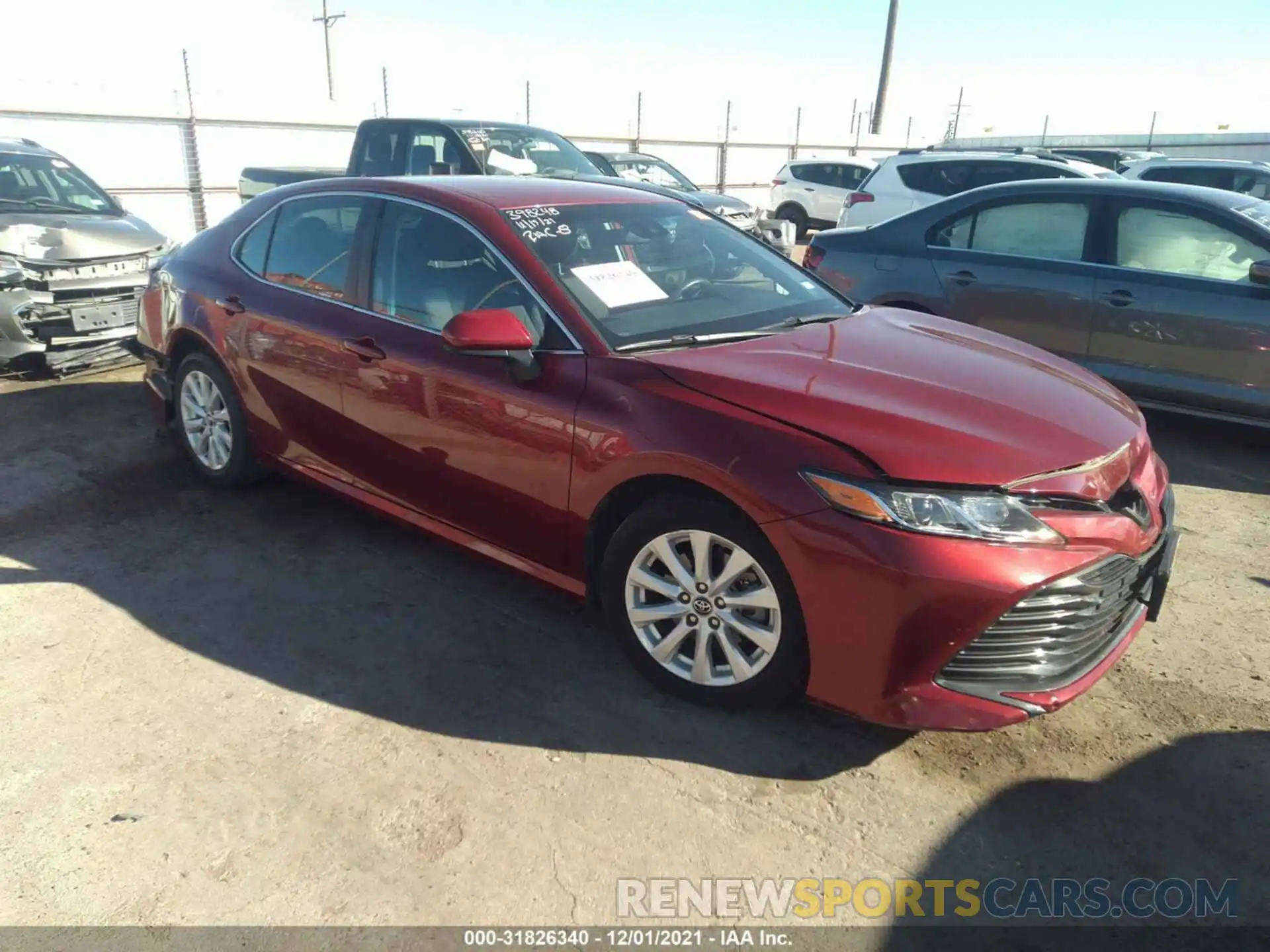 1 Photograph of a damaged car 4T1B11HK9KU679503 TOYOTA CAMRY 2019