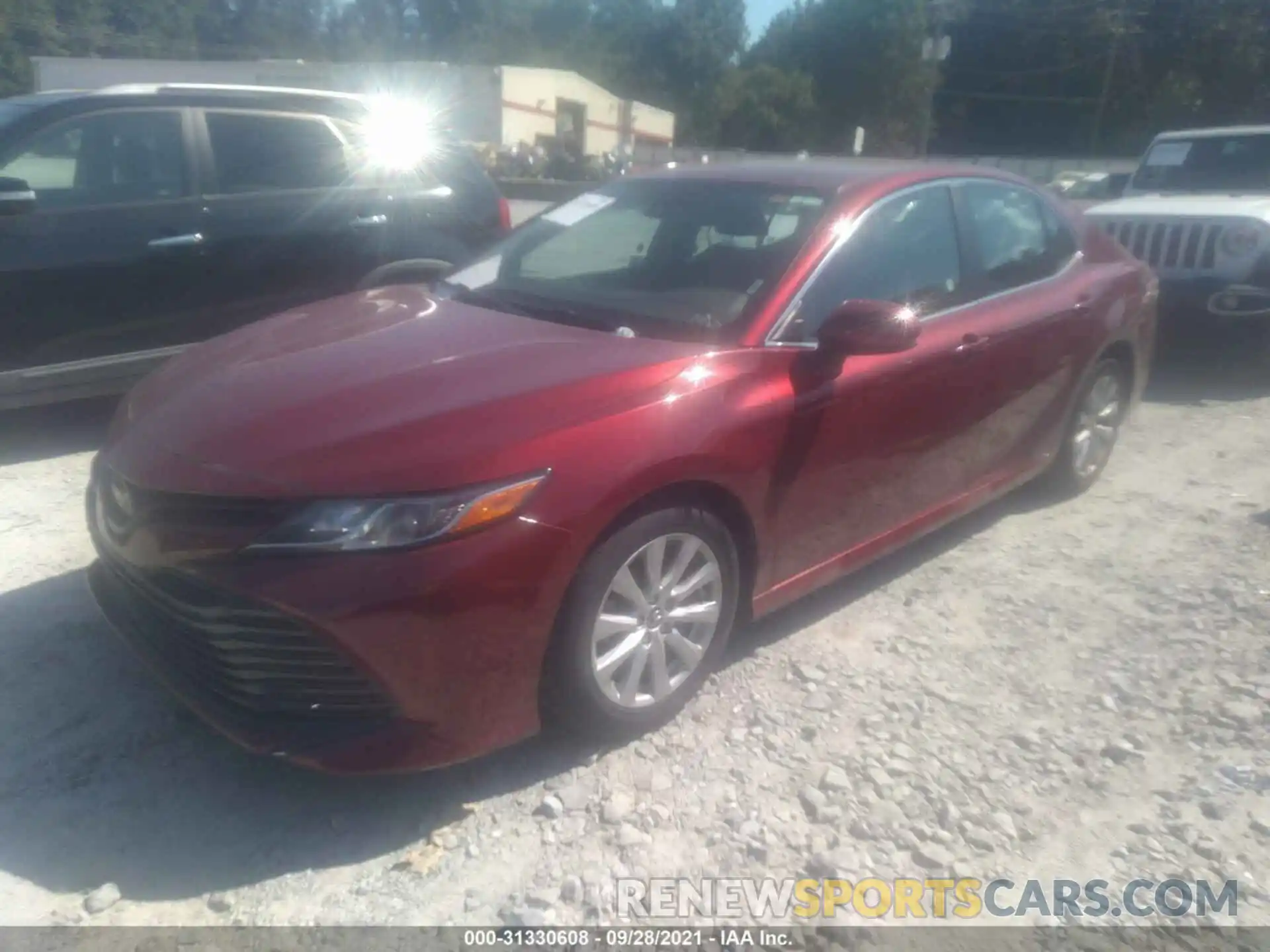 2 Photograph of a damaged car 4T1B11HK9KU680814 TOYOTA CAMRY 2019