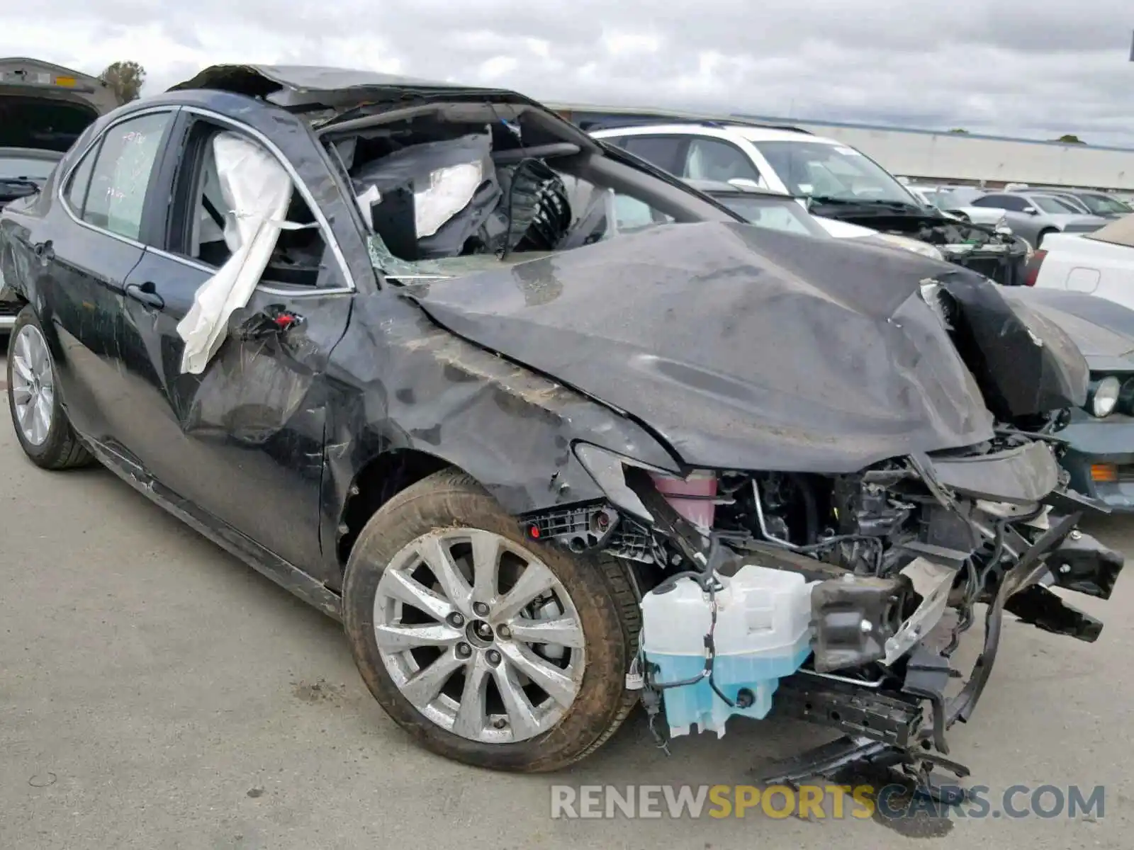 1 Photograph of a damaged car 4T1B11HK9KU686953 TOYOTA CAMRY 2019