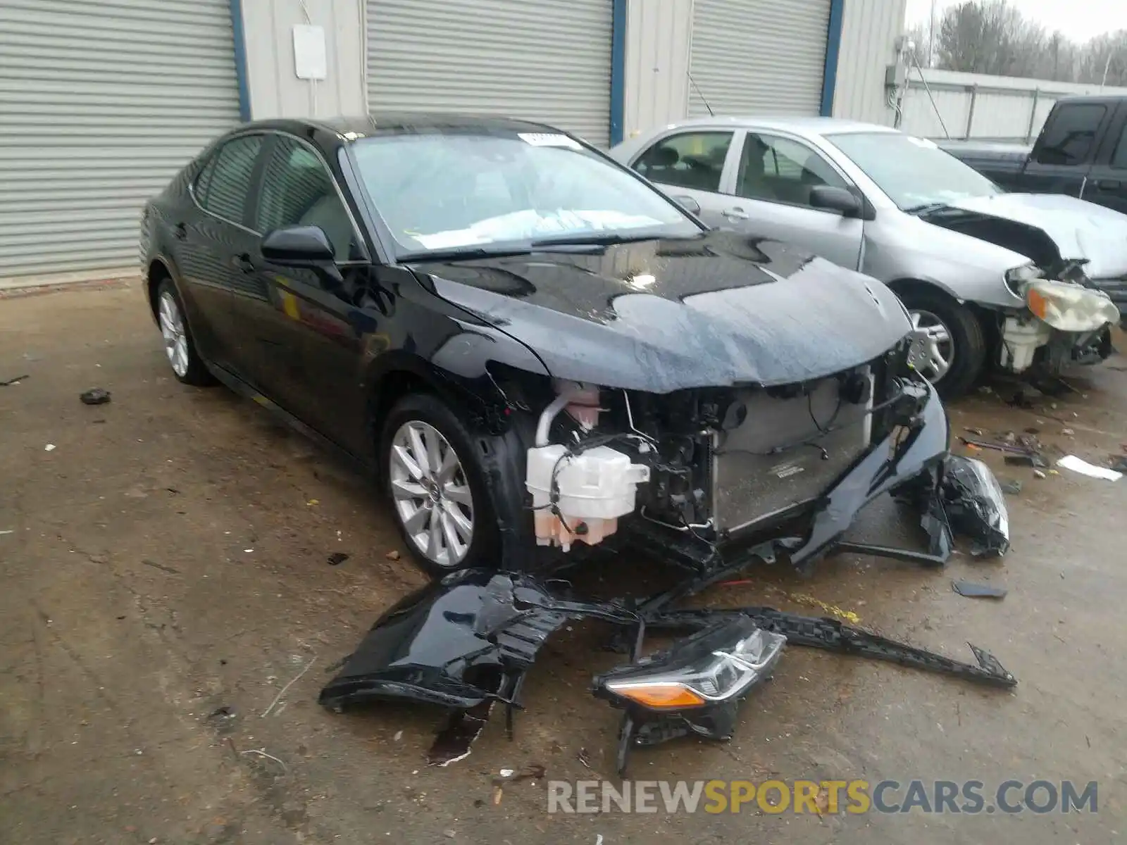 1 Photograph of a damaged car 4T1B11HK9KU687455 TOYOTA CAMRY 2019