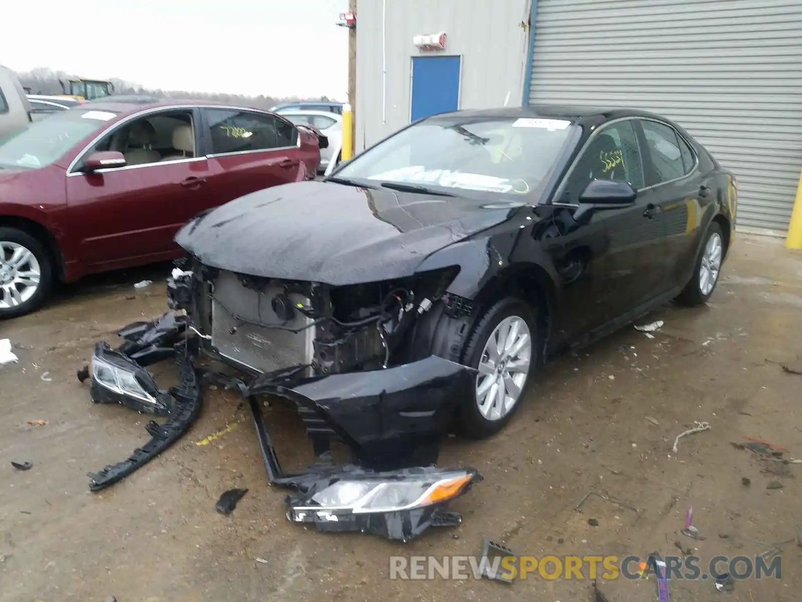 2 Photograph of a damaged car 4T1B11HK9KU687455 TOYOTA CAMRY 2019