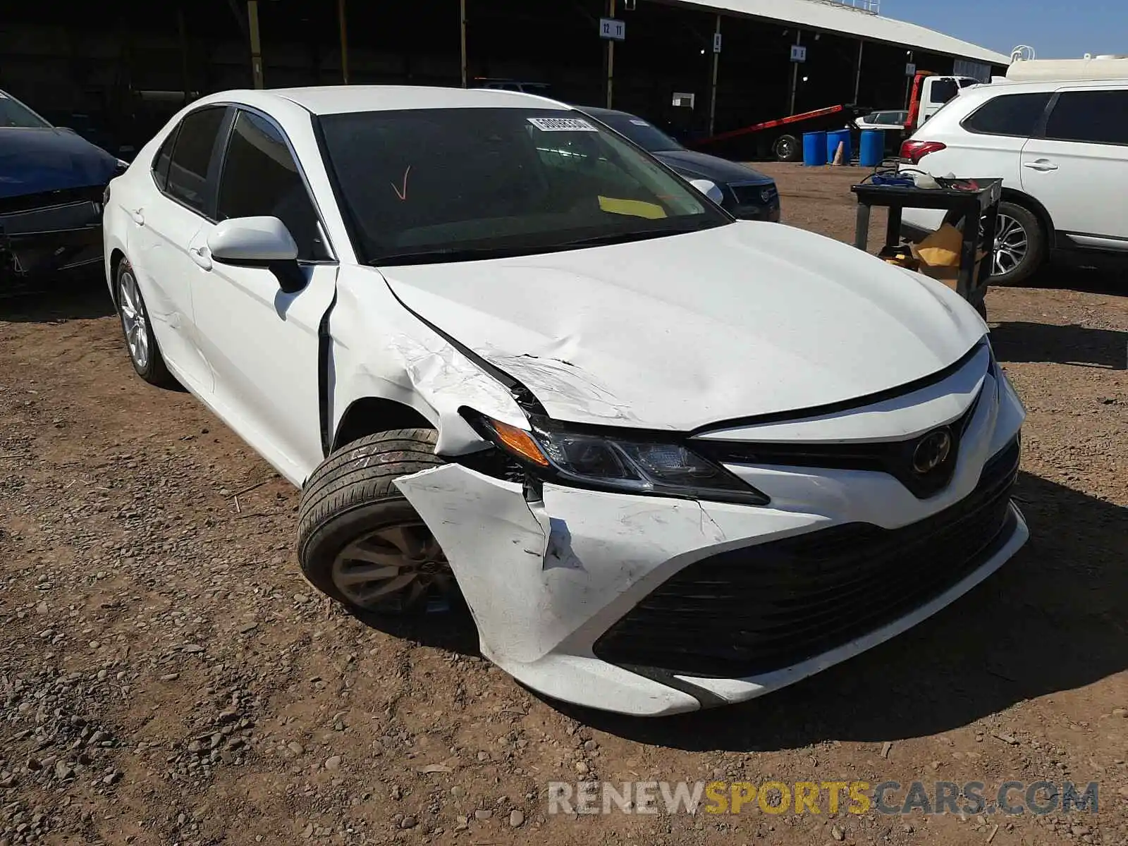 1 Photograph of a damaged car 4T1B11HK9KU689254 TOYOTA CAMRY 2019