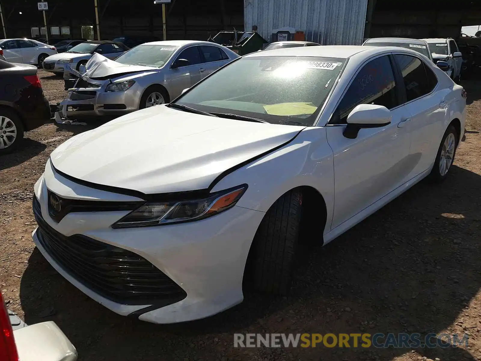 2 Photograph of a damaged car 4T1B11HK9KU689254 TOYOTA CAMRY 2019