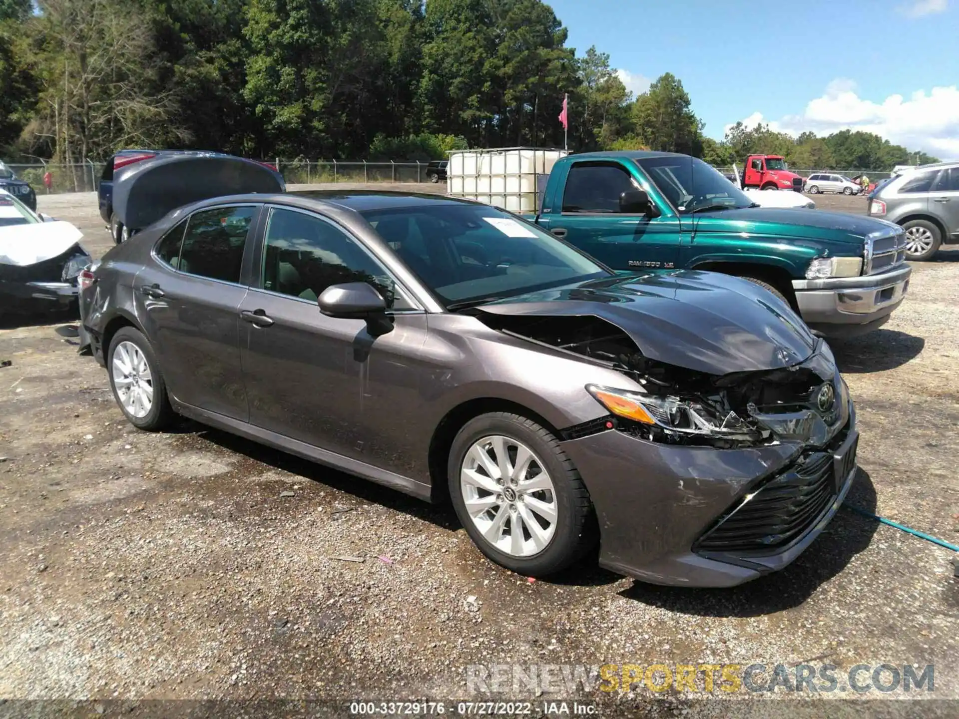 1 Photograph of a damaged car 4T1B11HK9KU690291 TOYOTA CAMRY 2019