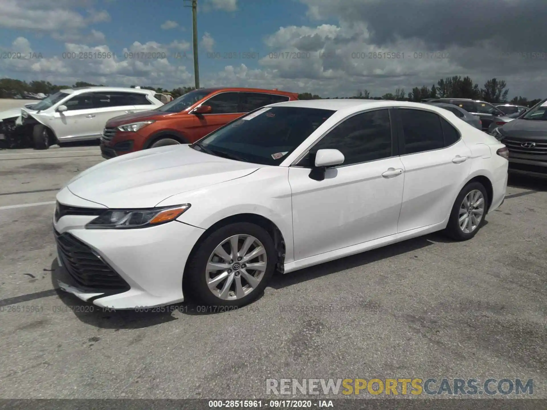 2 Photograph of a damaged car 4T1B11HK9KU690582 TOYOTA CAMRY 2019