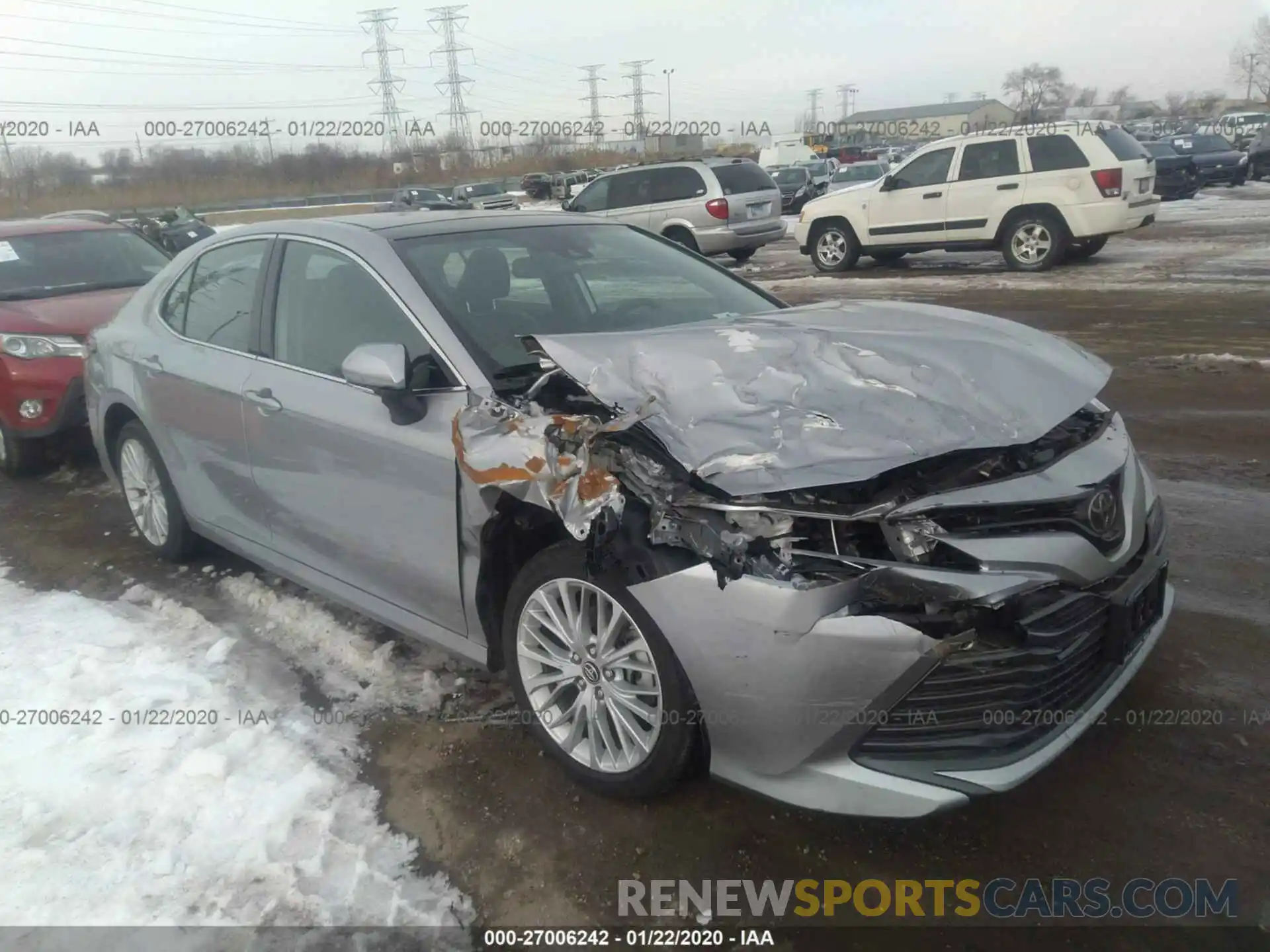 1 Photograph of a damaged car 4T1B11HK9KU692557 TOYOTA CAMRY 2019