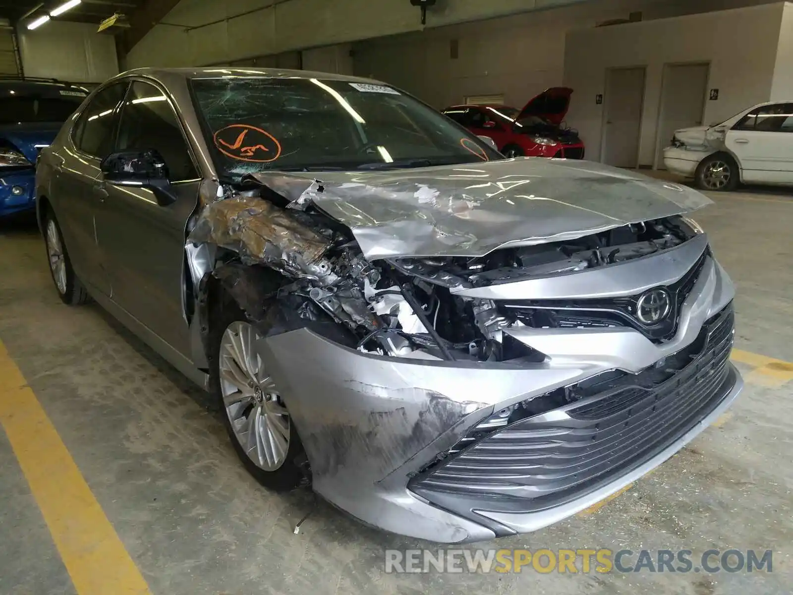 1 Photograph of a damaged car 4T1B11HK9KU693594 TOYOTA CAMRY 2019